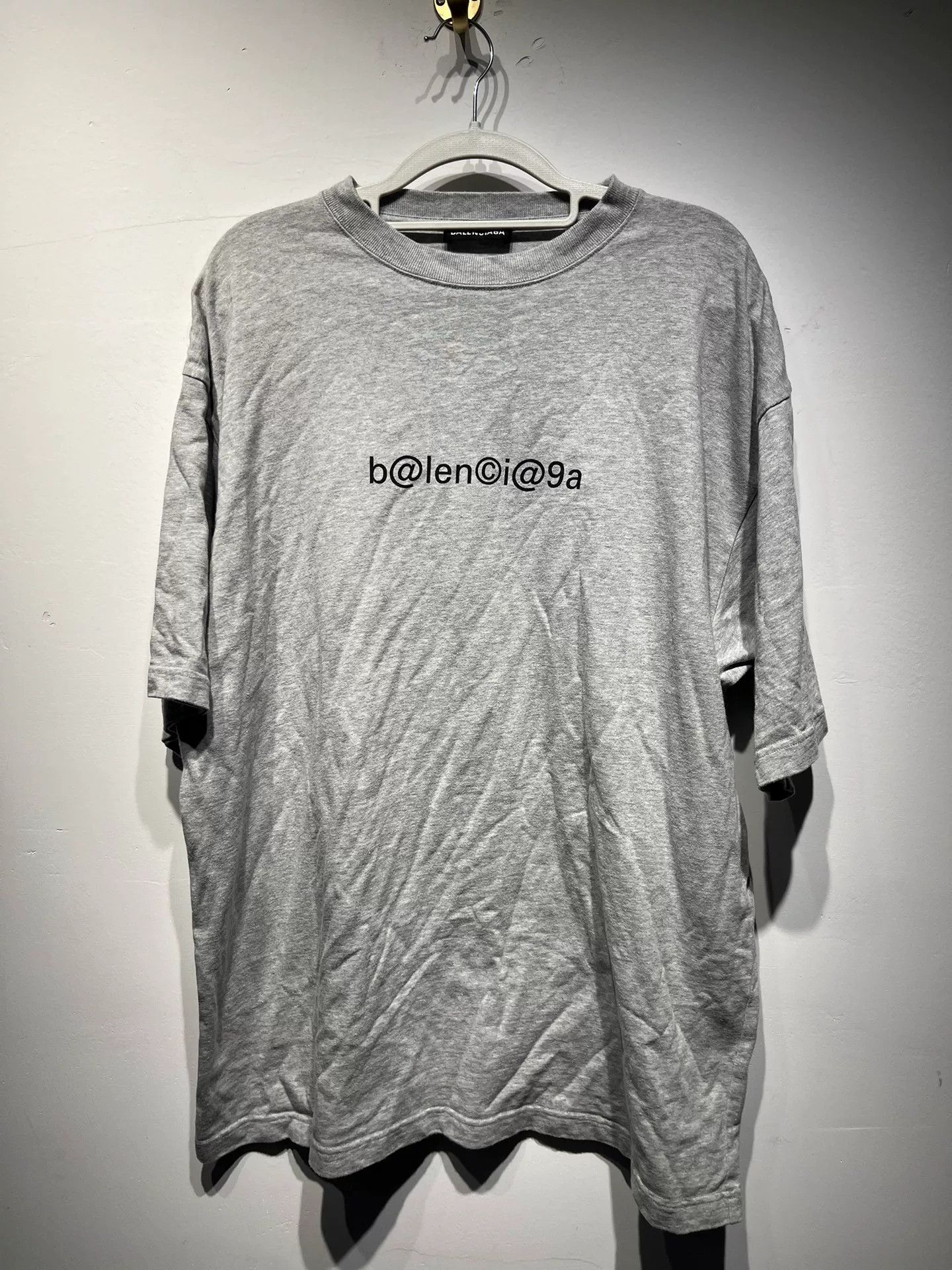 Balenciaga Balenciaga Casual Printed Gray T-Shirt L Men Size US L / EU 52-54 / 3 - 1 Thumbnail