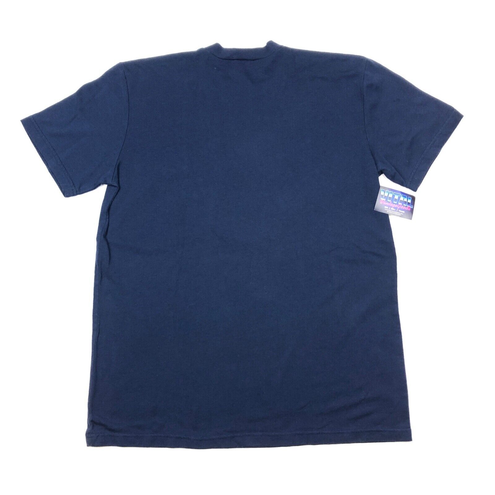 Vintage Vintage 90s Flowers Garden Navy Blue Tee T Shirt Large L Size US L / EU 52-54 / 3 - 4 Thumbnail