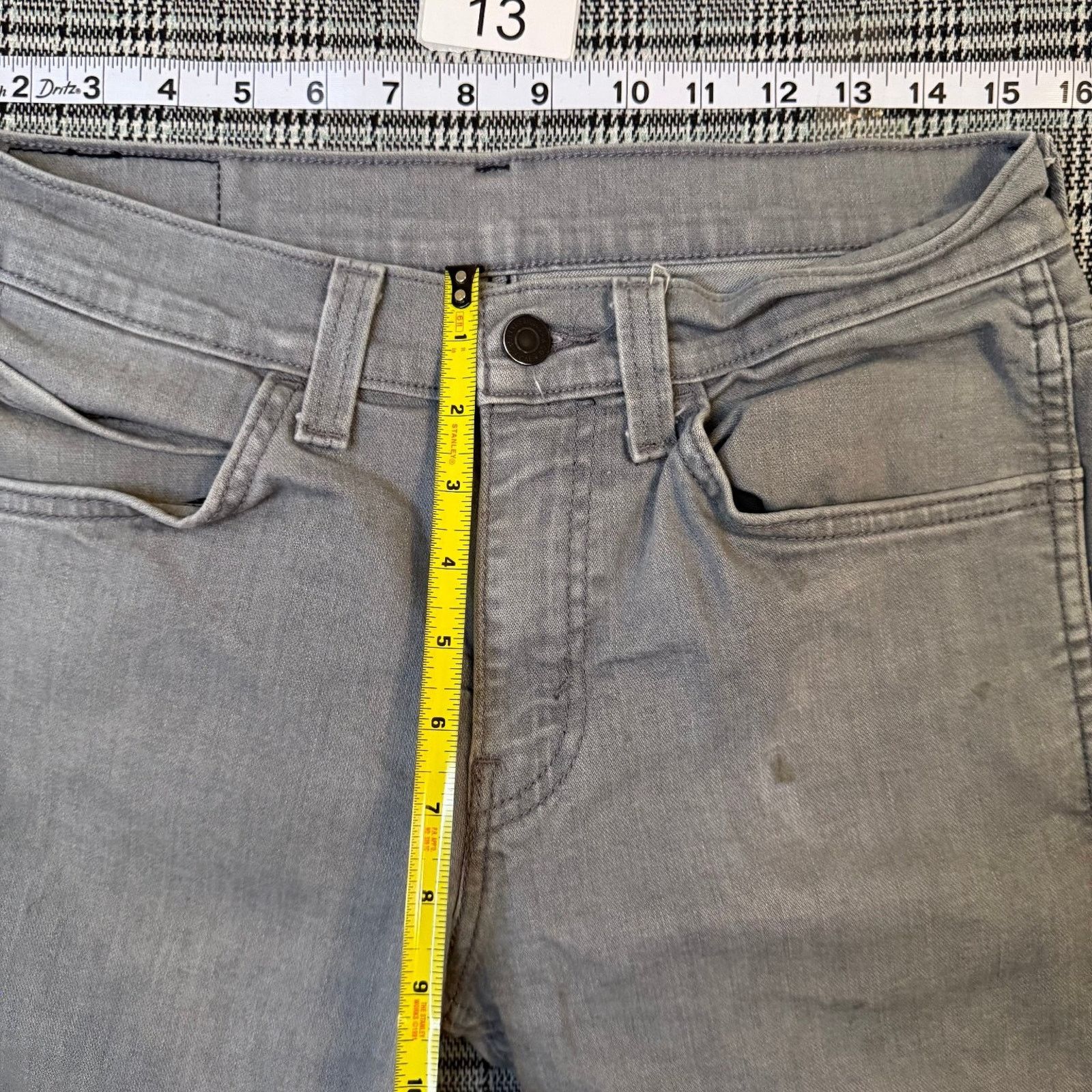 Levi's Levi's 511 Men's Jeans Gray Denim Slim Fit Stretch 31x32 Size US 31 - 5 Thumbnail