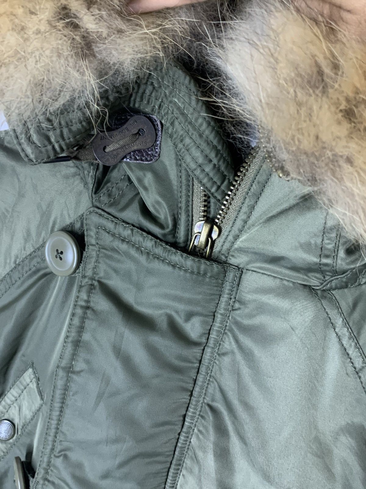 GOA G.O.A Raccoon Fur Hoodie Military Parka Heavy Weather Size US M / EU 48-50 / 2 - 8 Thumbnail