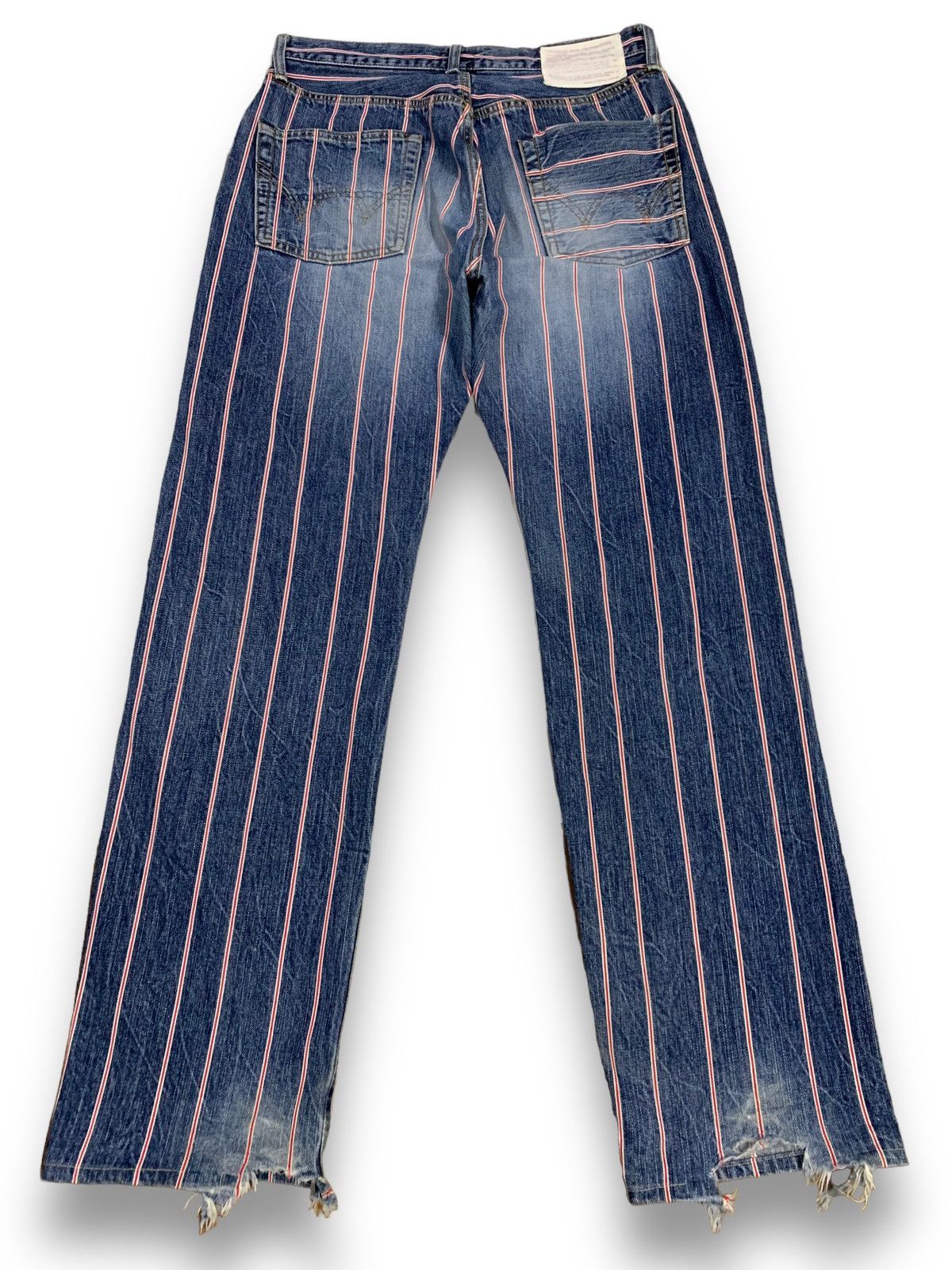 Edwin Vintage Edwin 13Oz Grand Blue Full Selvedge Loose Fit Jeans Size US 31 - 3 Thumbnail