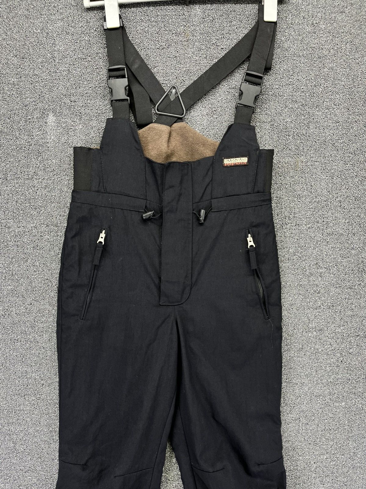 Napapijri Vintage Napapijri Ski Overall Black Big Logo Pants Jumpsuit Size US 29 - 2 Thumbnail