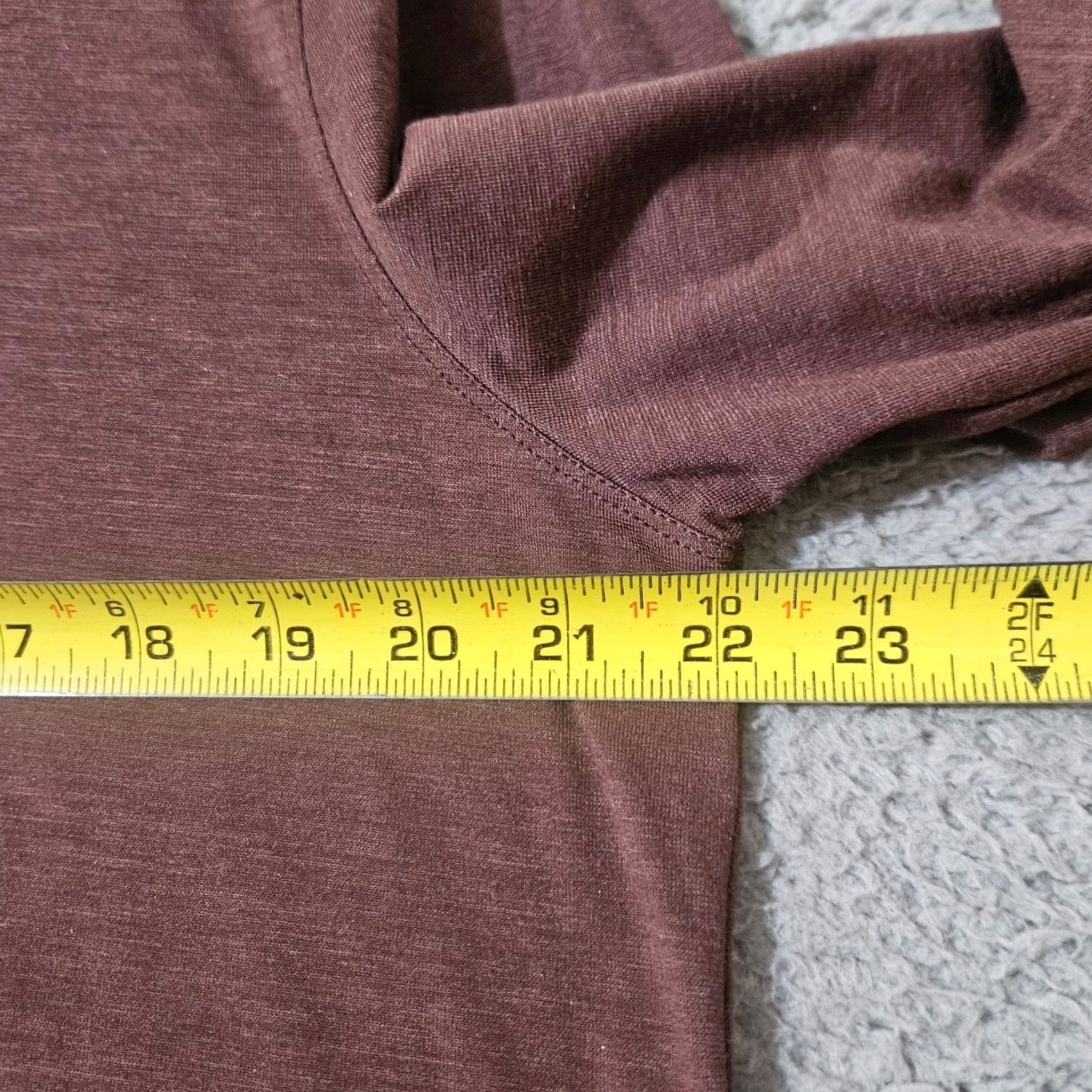 Lululemon Lululemon Mens Polo Shirt XL Maroon Red Performance Athletic Long Sleeve Size US XL / EU 56 / 4 - 7 Thumbnail