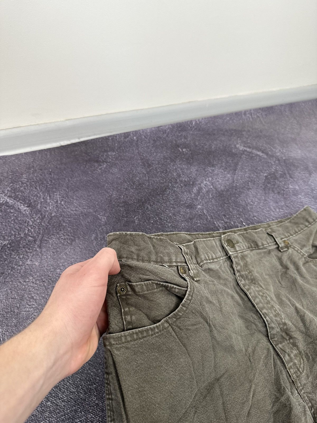 Dickies Vintage Dickies Faded Carpenter Baggy Work Opium USA Pants Size US 38 / EU 54 - 15 Thumbnail