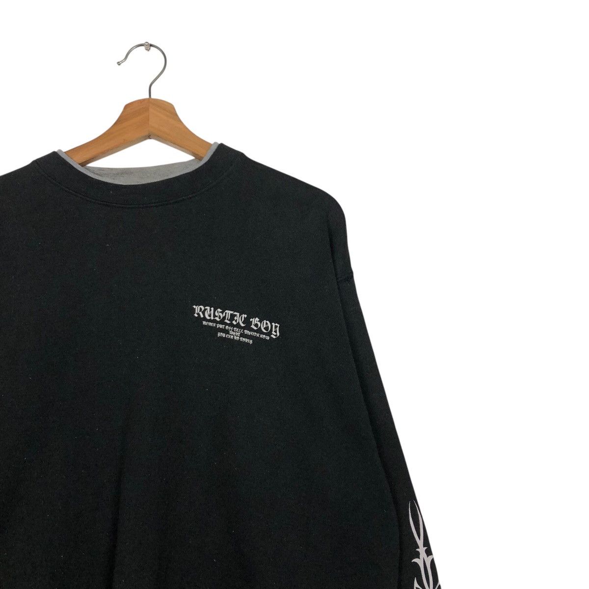 Hysteric Glamour 📌Vintage Sweatshirt Rusty Boy Punk Design Big Logo Size US L / EU 52-54 / 3 - 7 Thumbnail