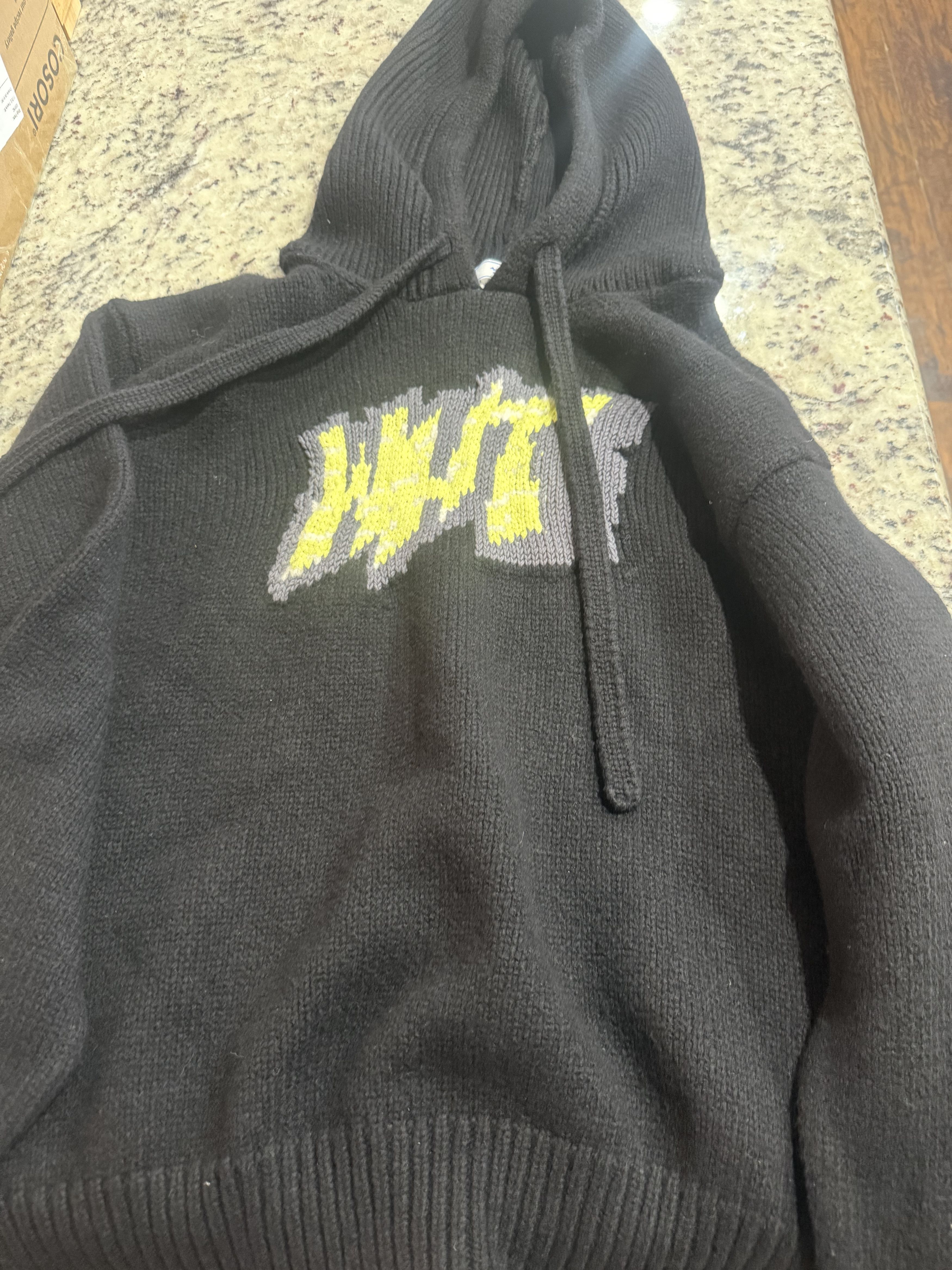 Off White Seasonal Knit Hoodie BNWT size L