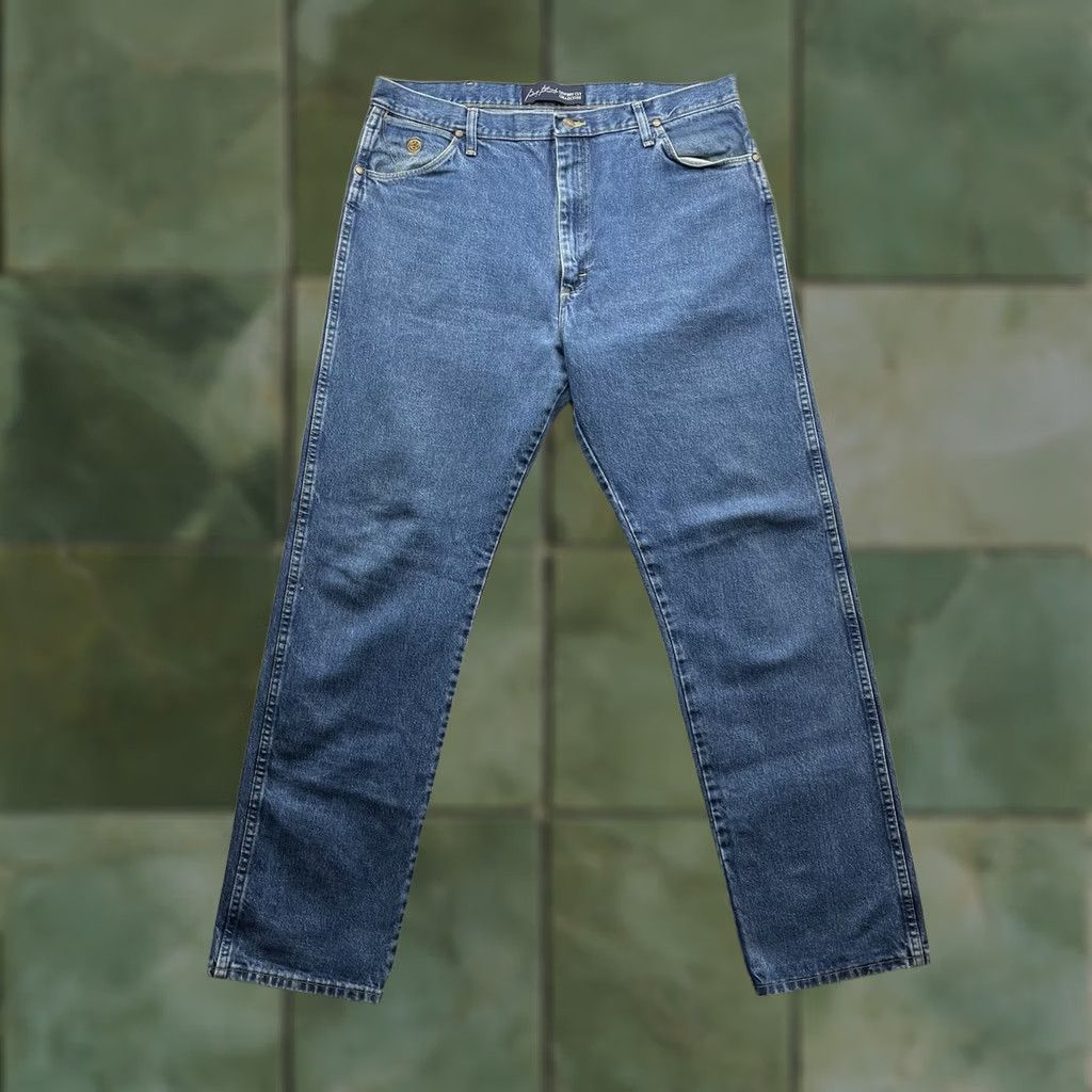 Wrangler Wrangler Jeans Mens 38x34 Cowboy Cut Straight Blue Western George Strait Size US 38 / EU 54 - 1 Thumbnail