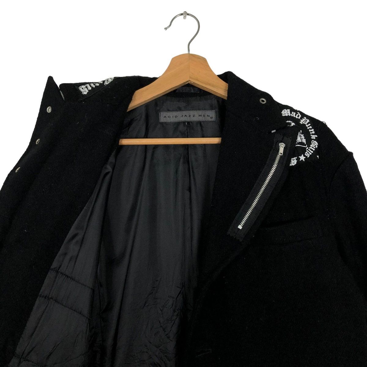 Hysteric Glamour 🔥PUNK DESIGN LONG JACKET ACID JAZZ MEN Size US L / EU 52-54 / 3 - 10 Thumbnail