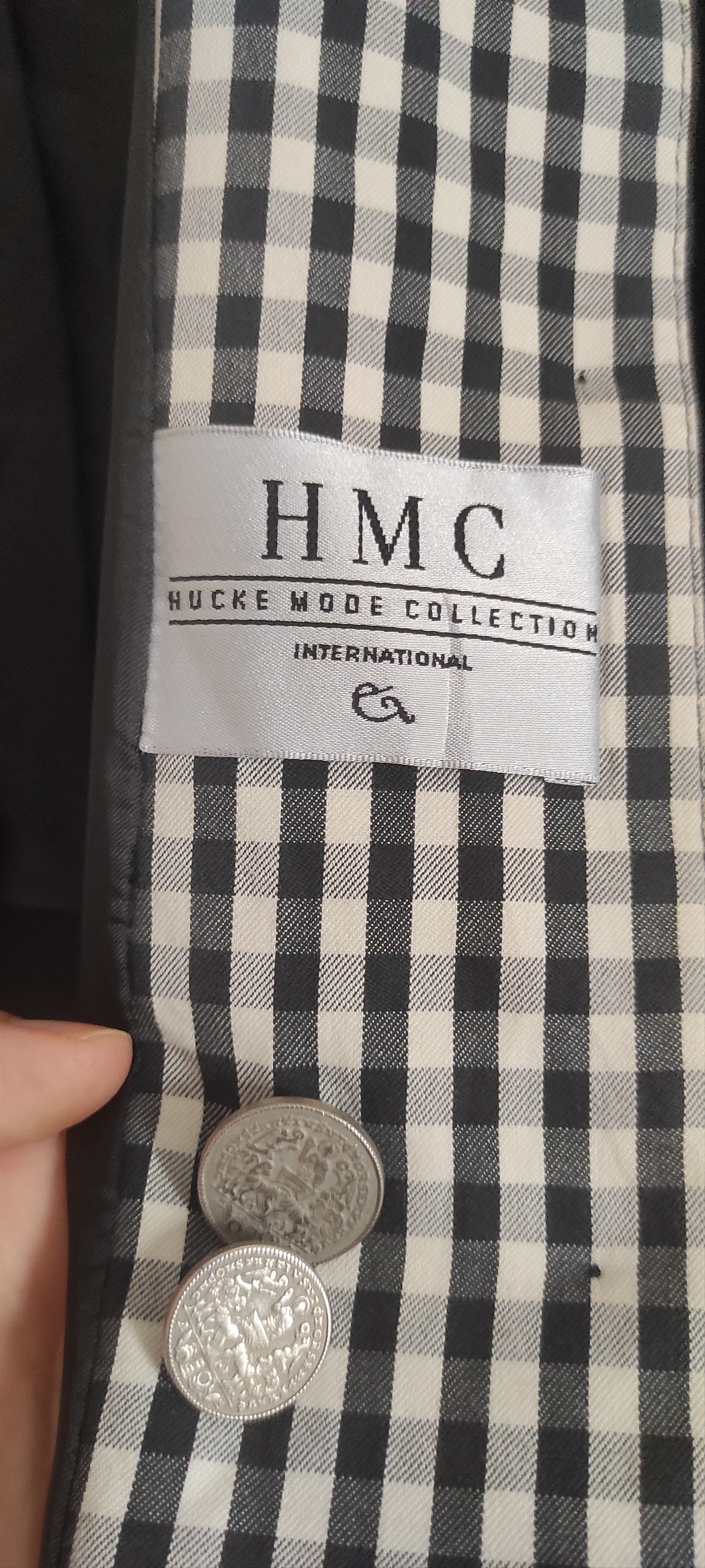 Vintage HMC Hucke Mode Collection Women's Single Breasted Blazer Size M / US 6-8 / IT 42-44 - 12 Thumbnail