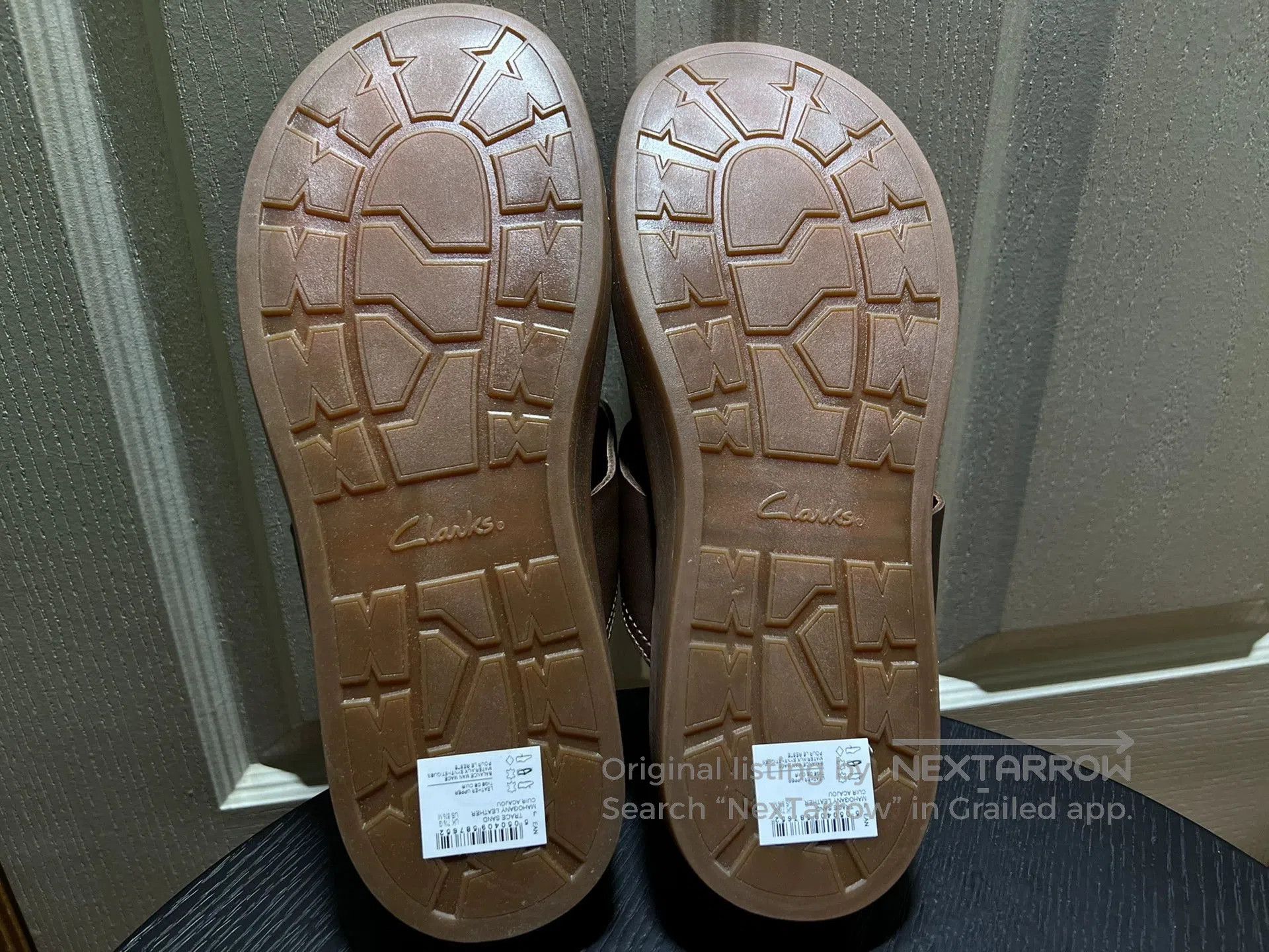 Clarks Clarks Men's Leather Business Casual Slippers. Size US 8.5 / EU 41-42 - 7 Thumbnail