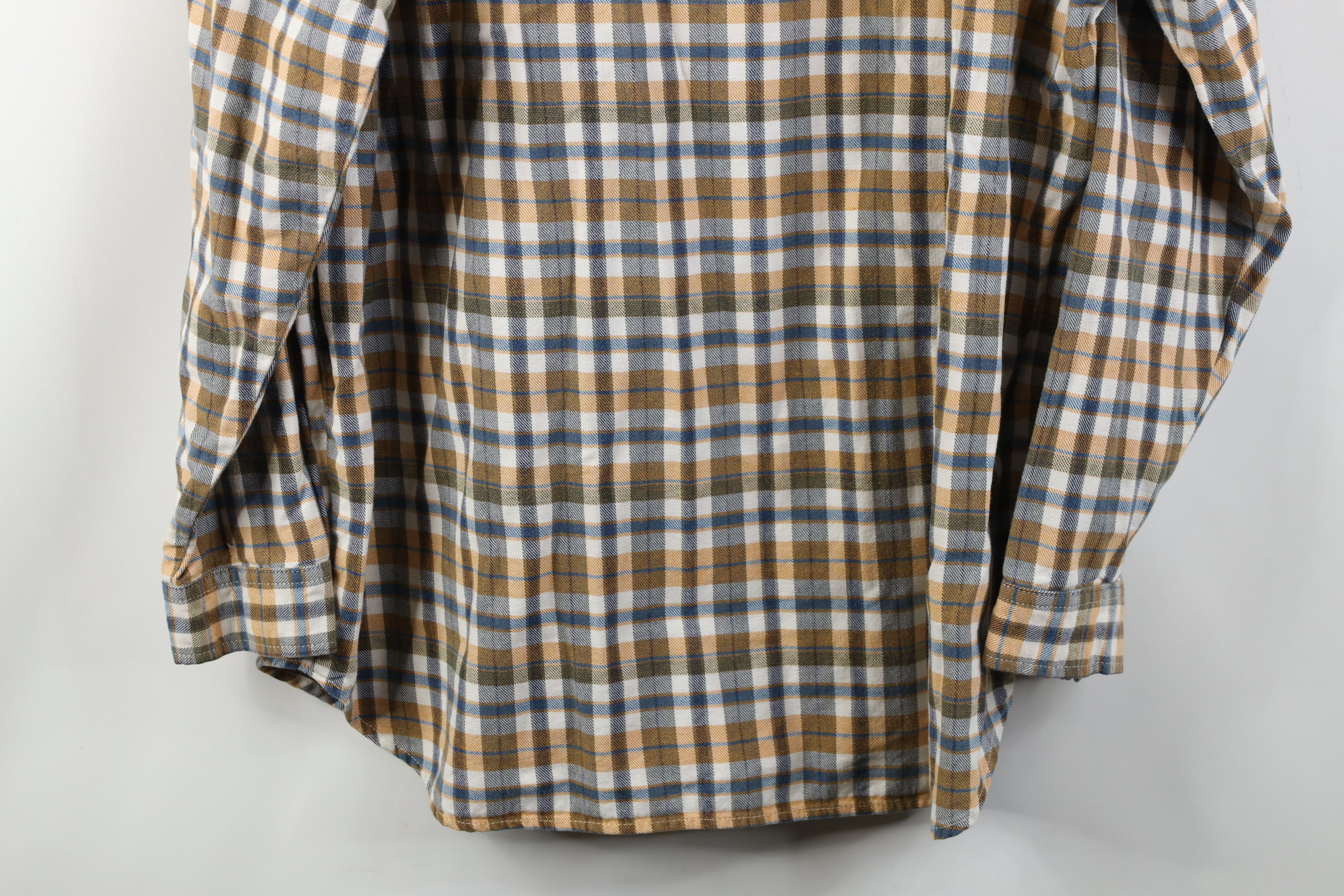Guess Vintage 90s Guess Heavyweight Flannel Button Shirt Plaid USA Size US XL / EU 56 / 4 - 13 Thumbnail