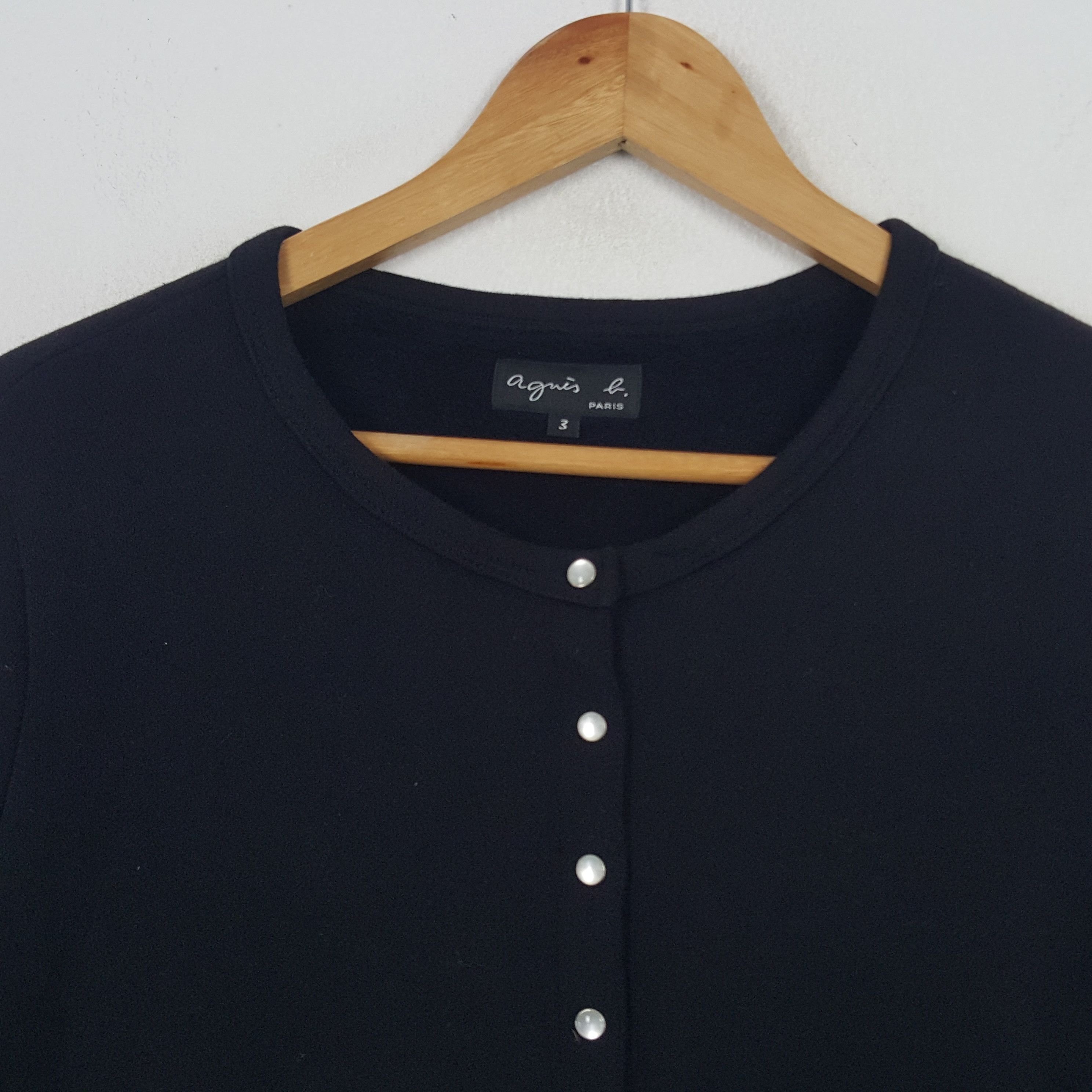 Vintage × agnes b. Vintage Agnes B. Paris Designer Long Coat Jacket Size S / US 4 / IT 40 - 2 Thumbnail