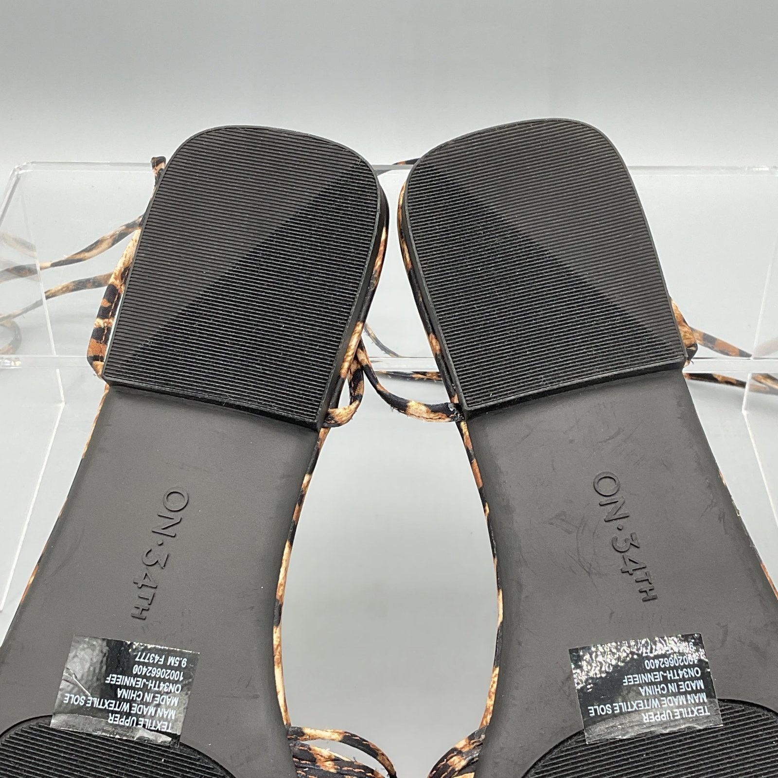 Other NEW on 34th Women’s Jenniee Knot Sandals Leopard Size 9.5M Size US 9.5 / IT 39.5 - 9 Thumbnail