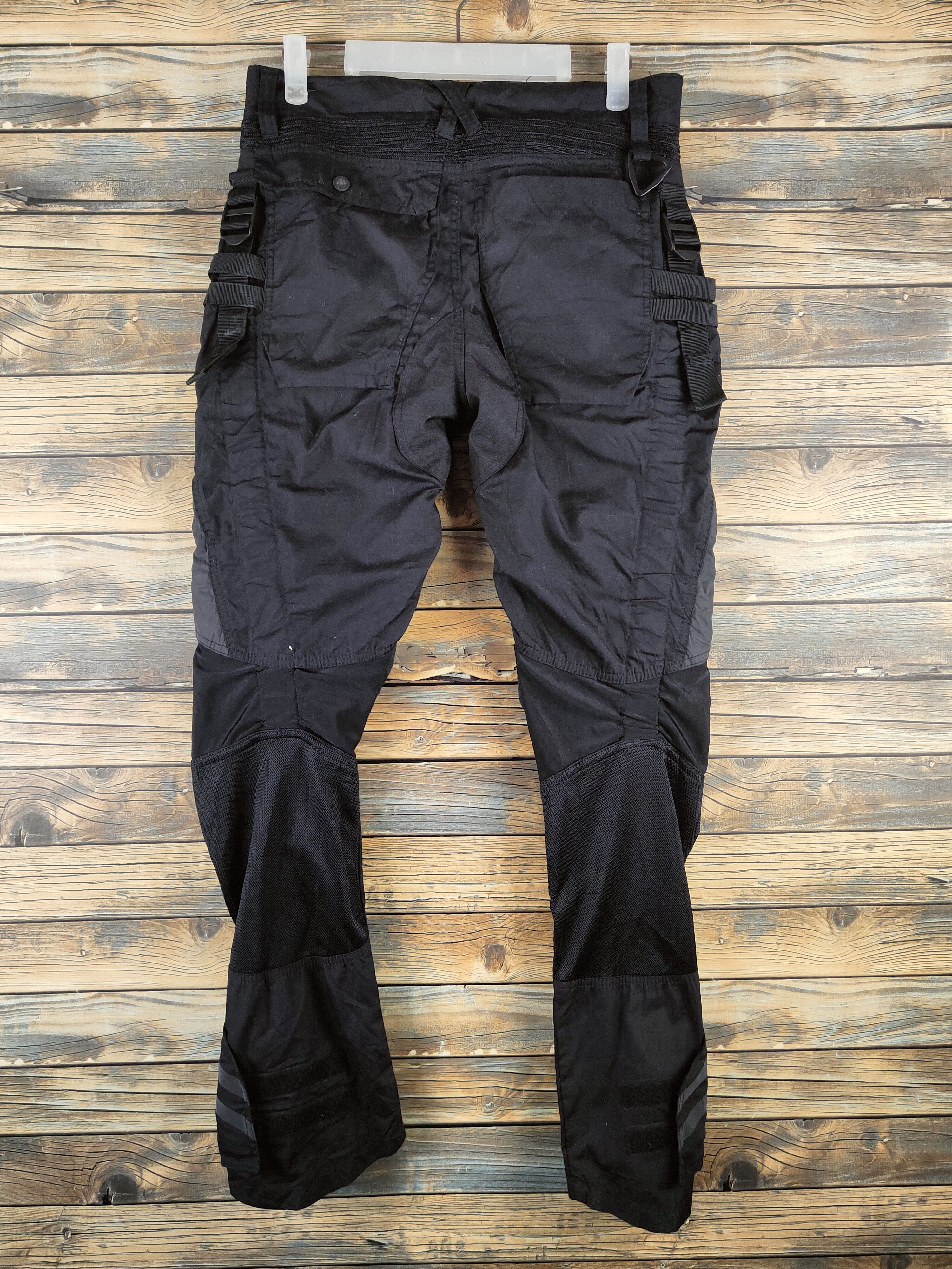Japanese Brand DL Cordura FieldCore bikers Black cargo Sweatpants #S2893 Size US 30 / EU 46 - 9 Thumbnail