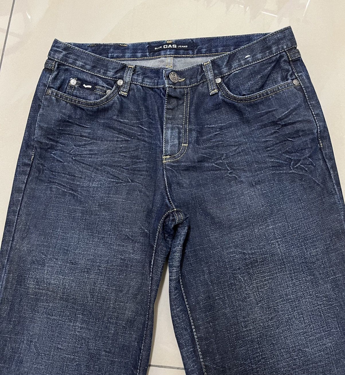 Tornado Mart Flare Jean Vintage Gas jeans baggy low rise bootcut Size US 30 / EU 46 - 4 Thumbnail