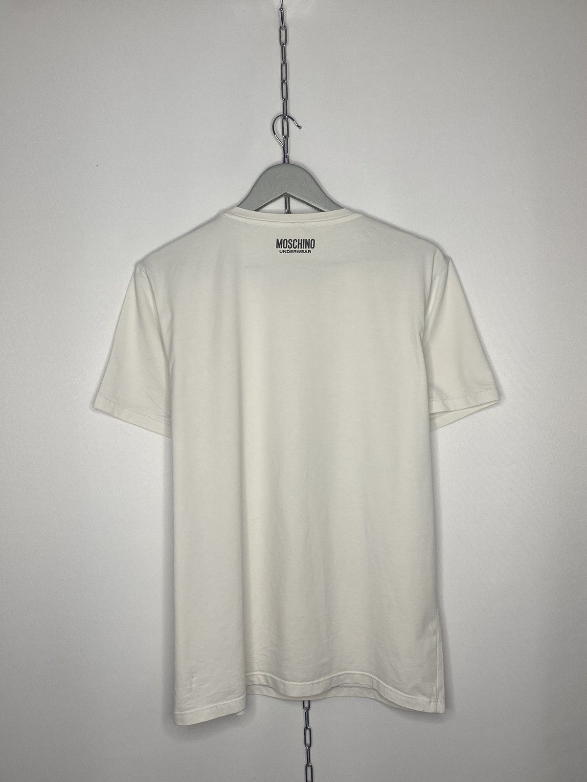 Moschino × Vintage ✅Moschino Luxury T-Shirt Short Sleeve Hype Rare✅ Size US L / EU 52-54 / 3 - 3 Thumbnail