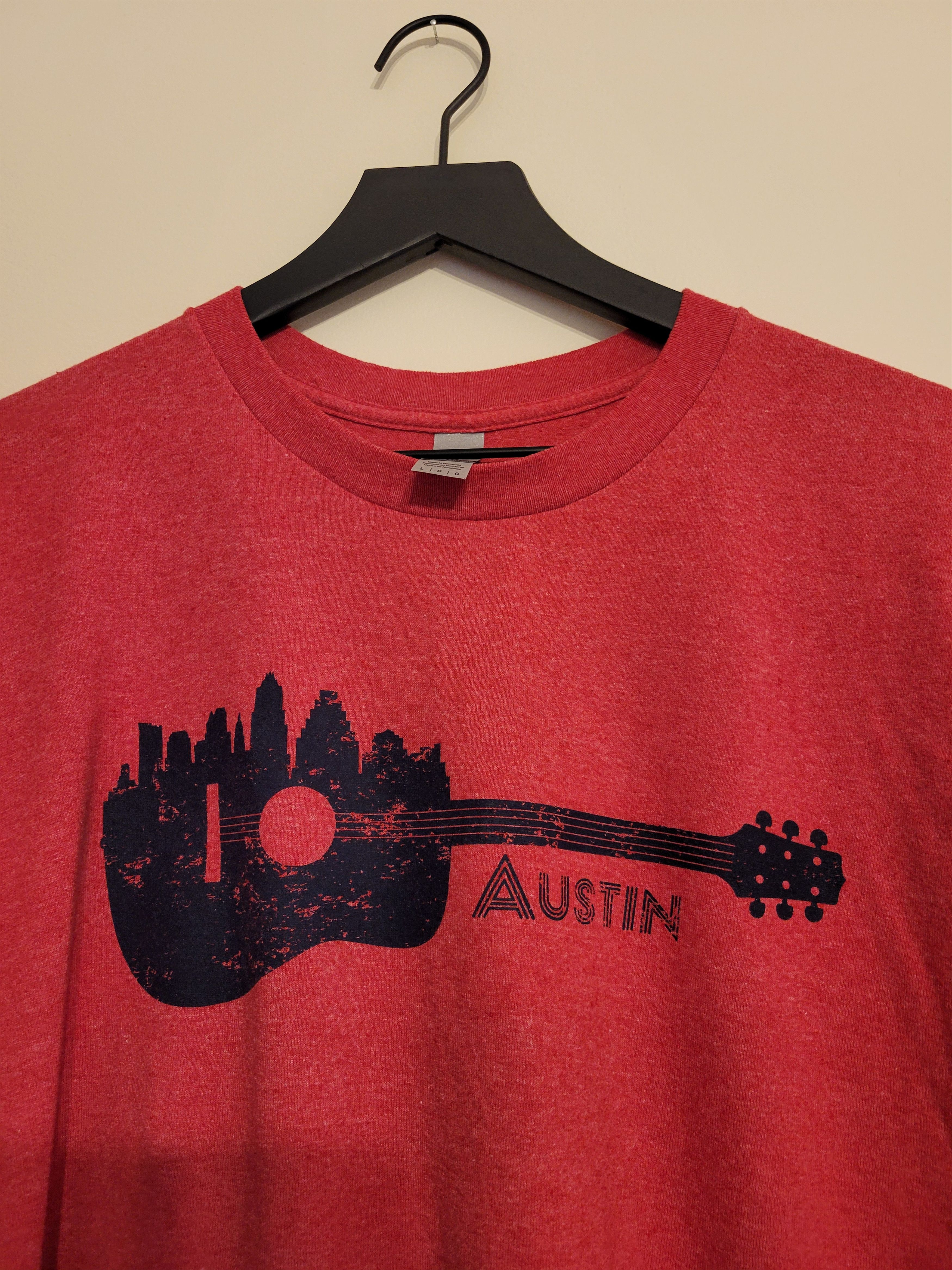 Gildan AUSTIN TEXAS SHORT SLEEVE T SHIRT Size US L / EU 52-54 / 3 - 1 Thumbnail