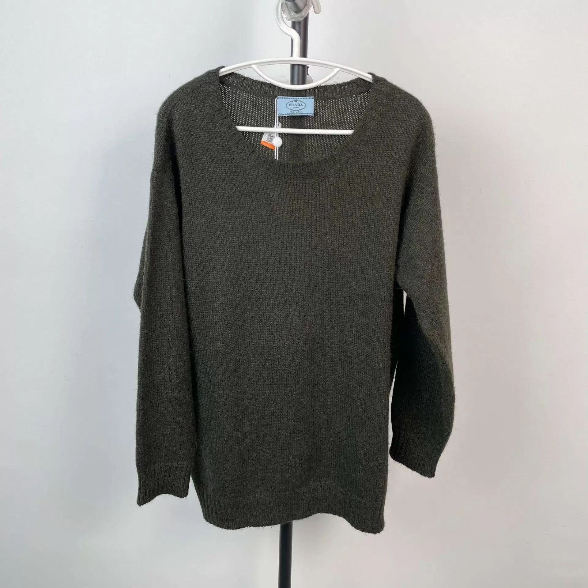 Prada Prada Green Sweater 260221CXHAB26 Size US M / EU 48-50 / 2 - 1 Thumbnail