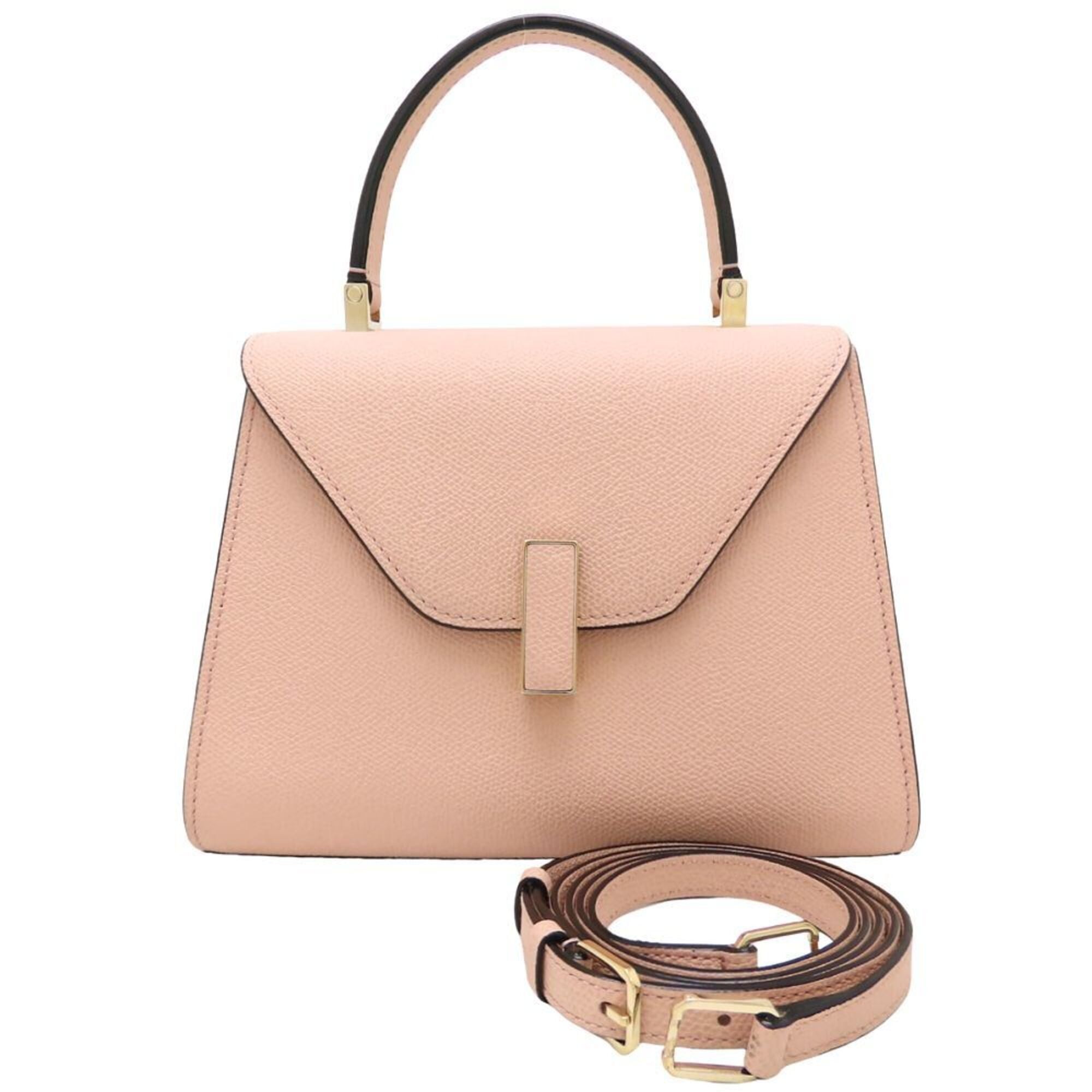 Valextra Valextra Mini Iside Soft Calfskin Handbag, Cheek Pink, Women's, WBES0036028 (Model Number: 353275) Size ONE SIZE - 1 Thumbnail