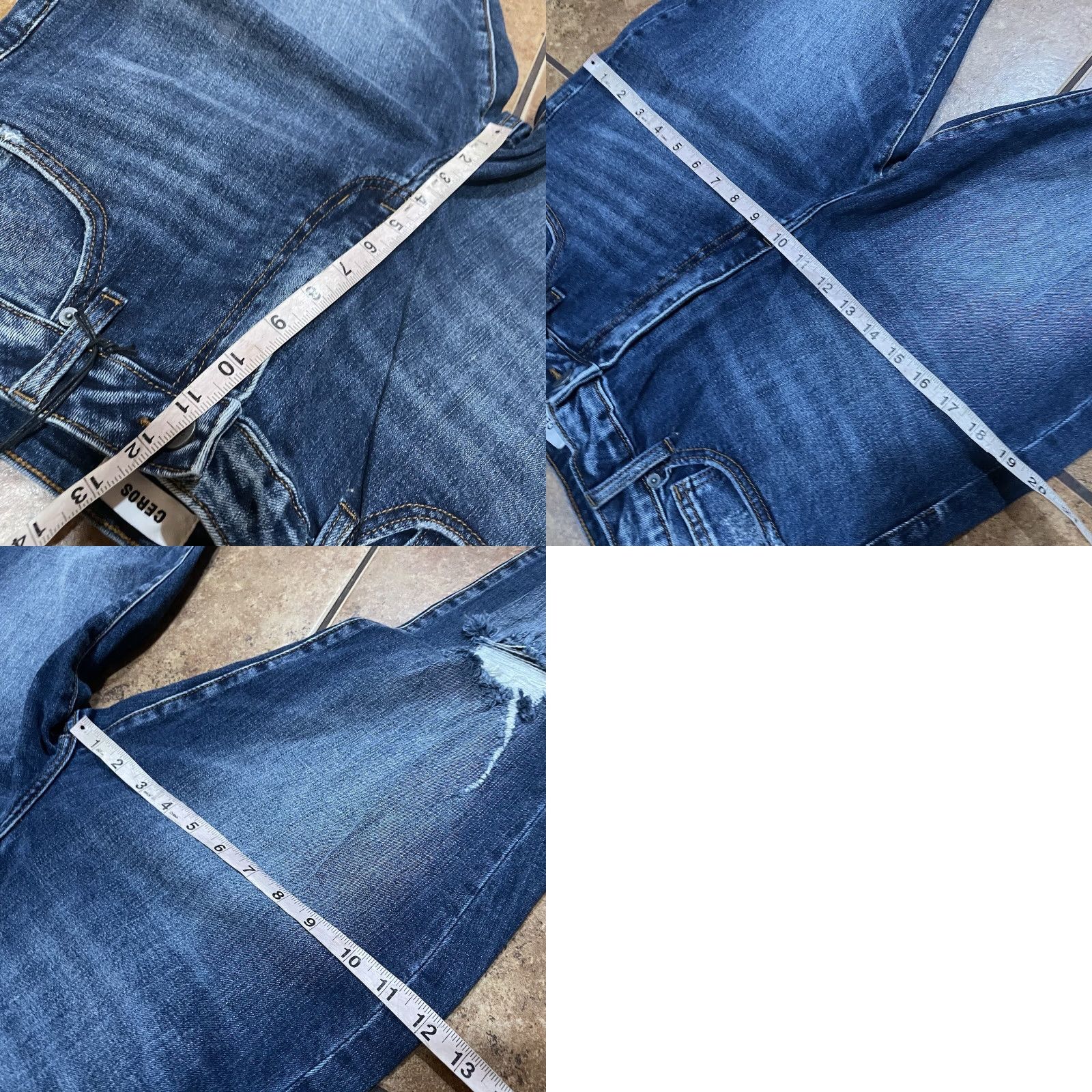 Vintage CEROS Women's Boyfriend Jeans High Rise Medium Blue Size 31 NWT CHB4018 Size 24" / US 00 / IT 34 - 8 Thumbnail