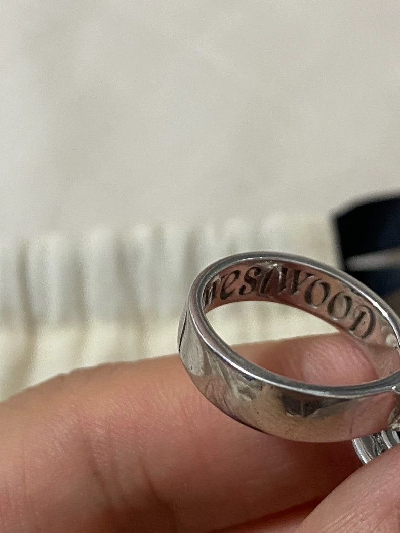 Vivienne Westwood Vivienne Westwood Vintage black agate ribbon ring Size ONE SIZE - 8 Thumbnail