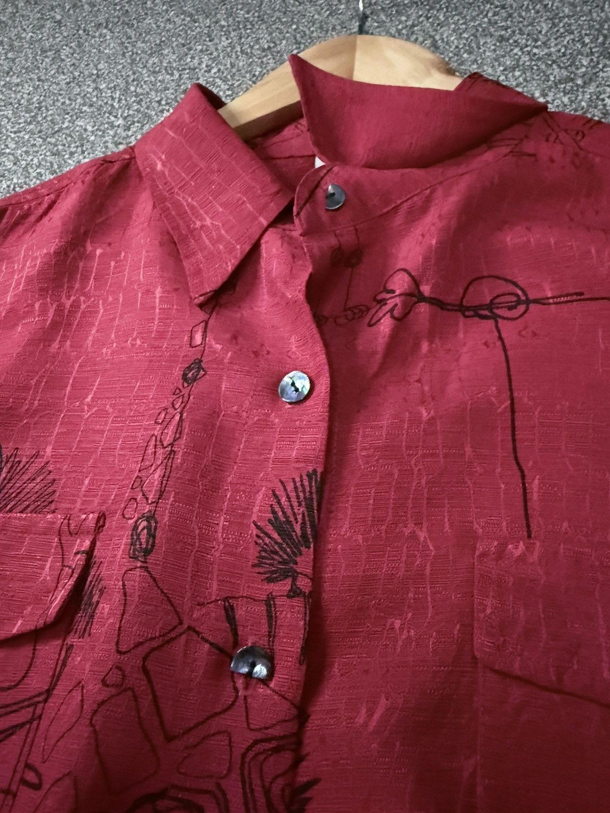 Chicos Vintage Rare Chico’s Krazy Kritter 100% Silk Size US M / EU 48-50 / 2 - 7 Thumbnail