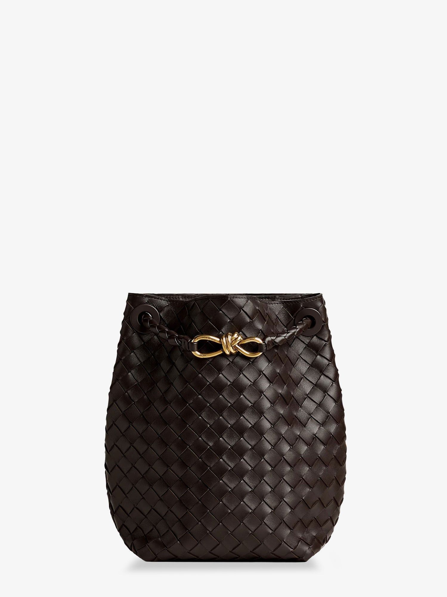Bottega Veneta Andiamo Bucket Leather Crossbody Bag With Intrecciato Pattern Size ONE SIZE - 1 Thumbnail