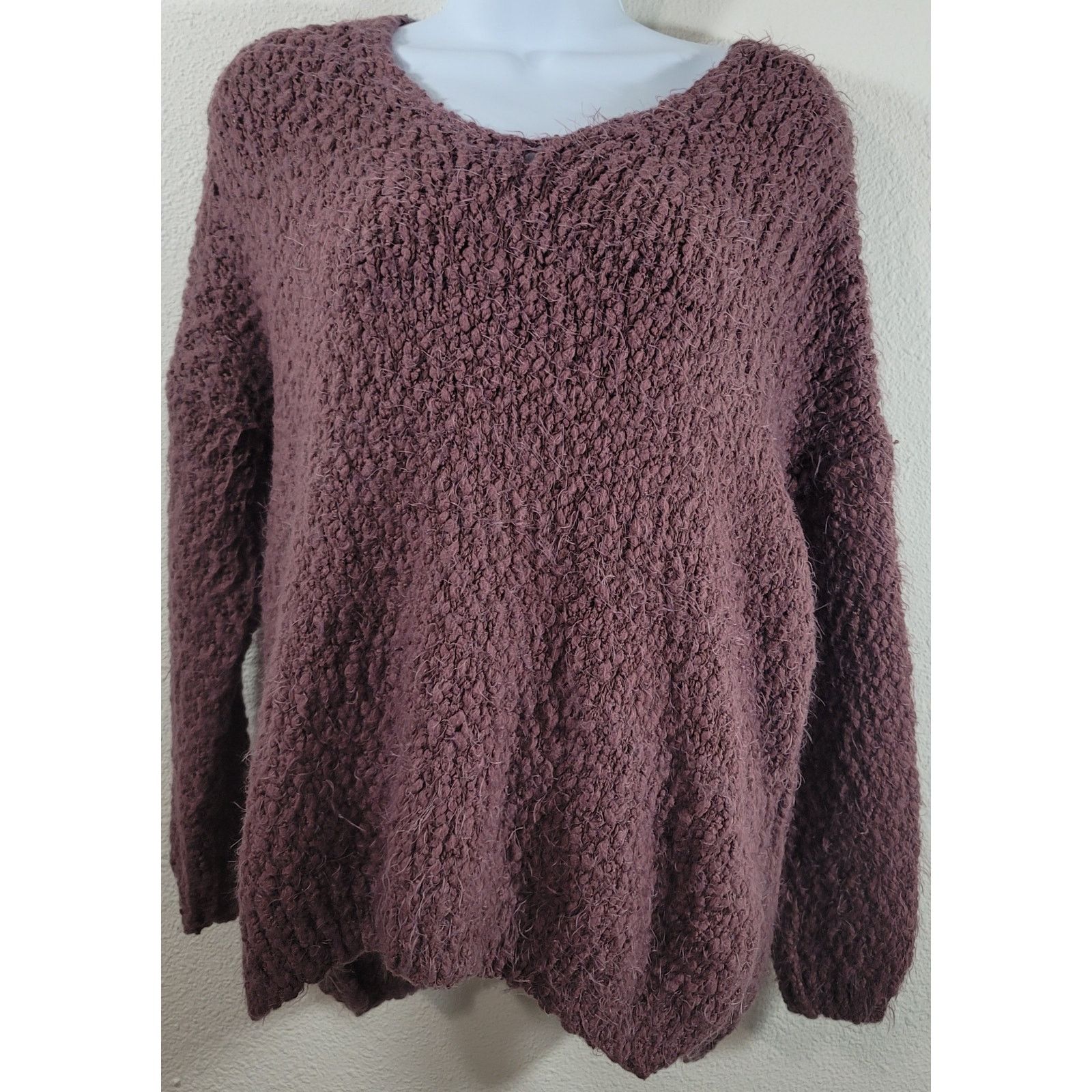 Other Altar'd State Mauve Popcorn Knit Sweater Small Medium Size M / US 6-8 / IT 42-44 - 1 Thumbnail