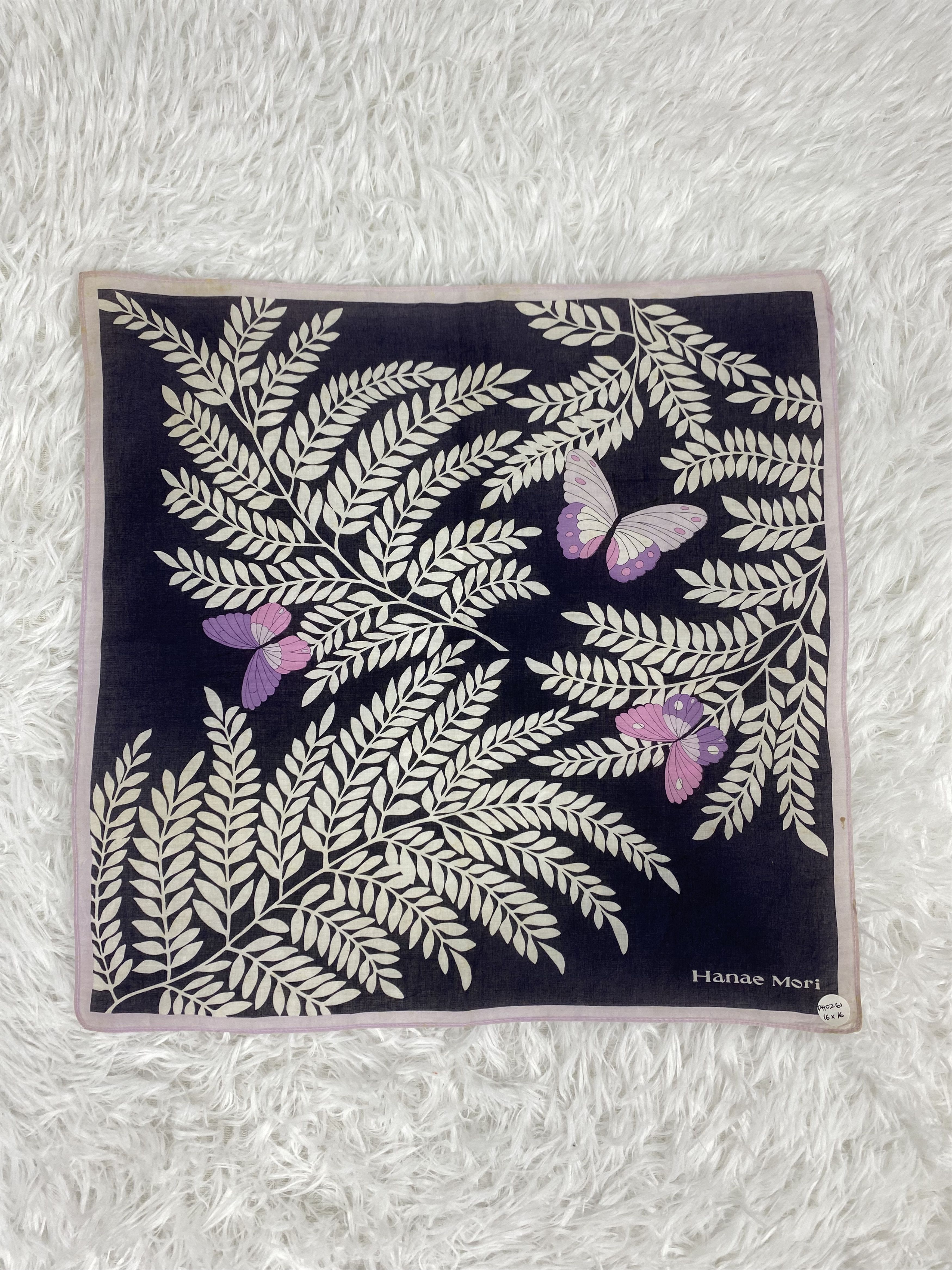 Hanae Mori Vintage Hanae Mori Handkerchief Neckerchief PH0261 Size ONE SIZE - 3 Thumbnail