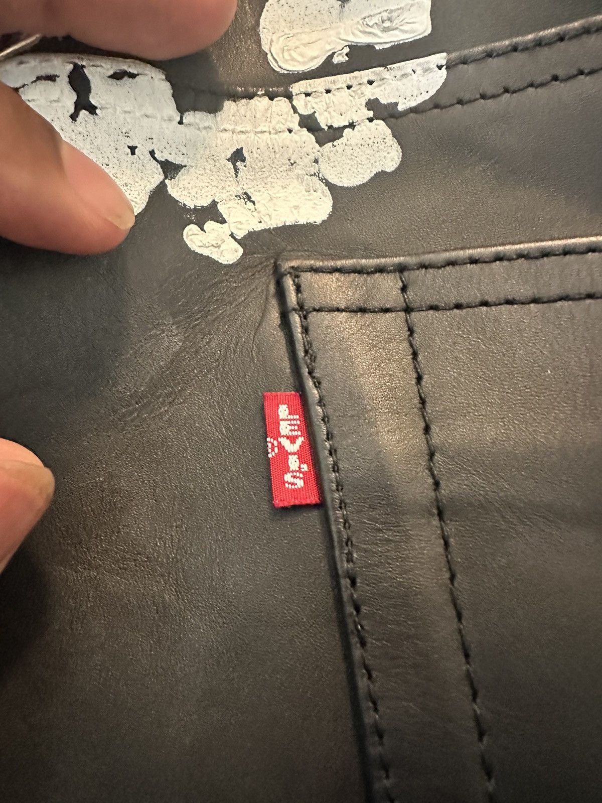 DENIM TEARS × Levi's Denim Tears x Levi’s Wreath Leather Pants Size US 36 / EU 52 - 9 Thumbnail