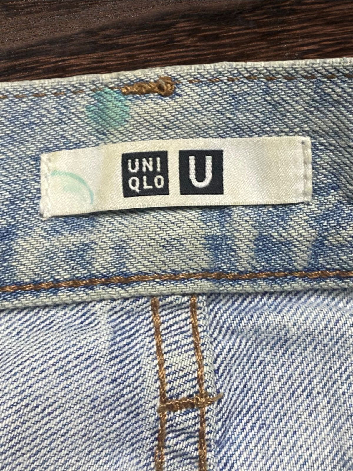 Christophe Lemaire Vintage Japanese Brand Uniqlo Light Wash Grunge Baggy Jeans Size US 28 / EU 44 - 11 Thumbnail