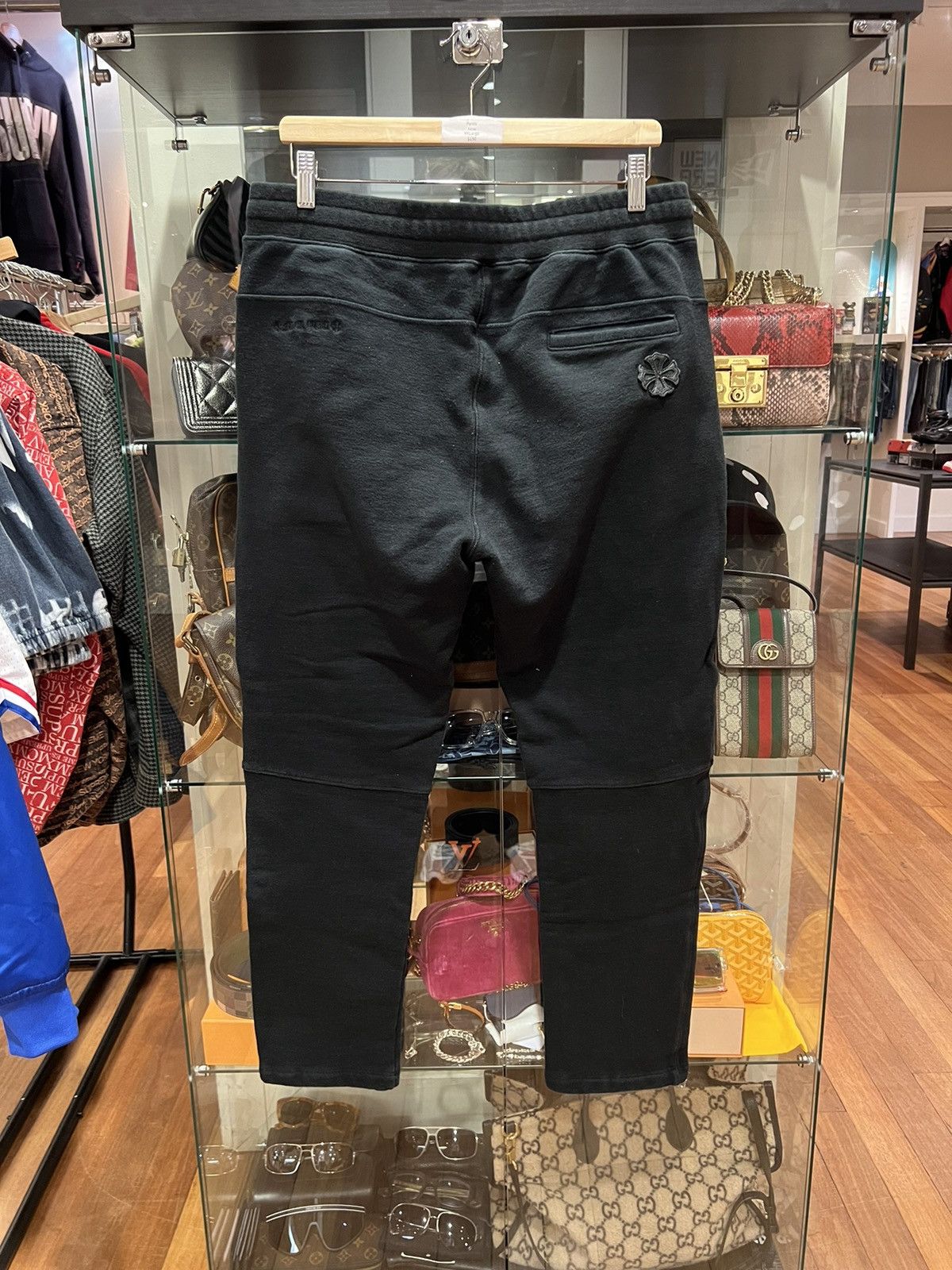Chrome Hearts Chrome Hearts Y Not PPO embroidered leather patch sweatpant Size US 36 / EU 52 - 7 Thumbnail