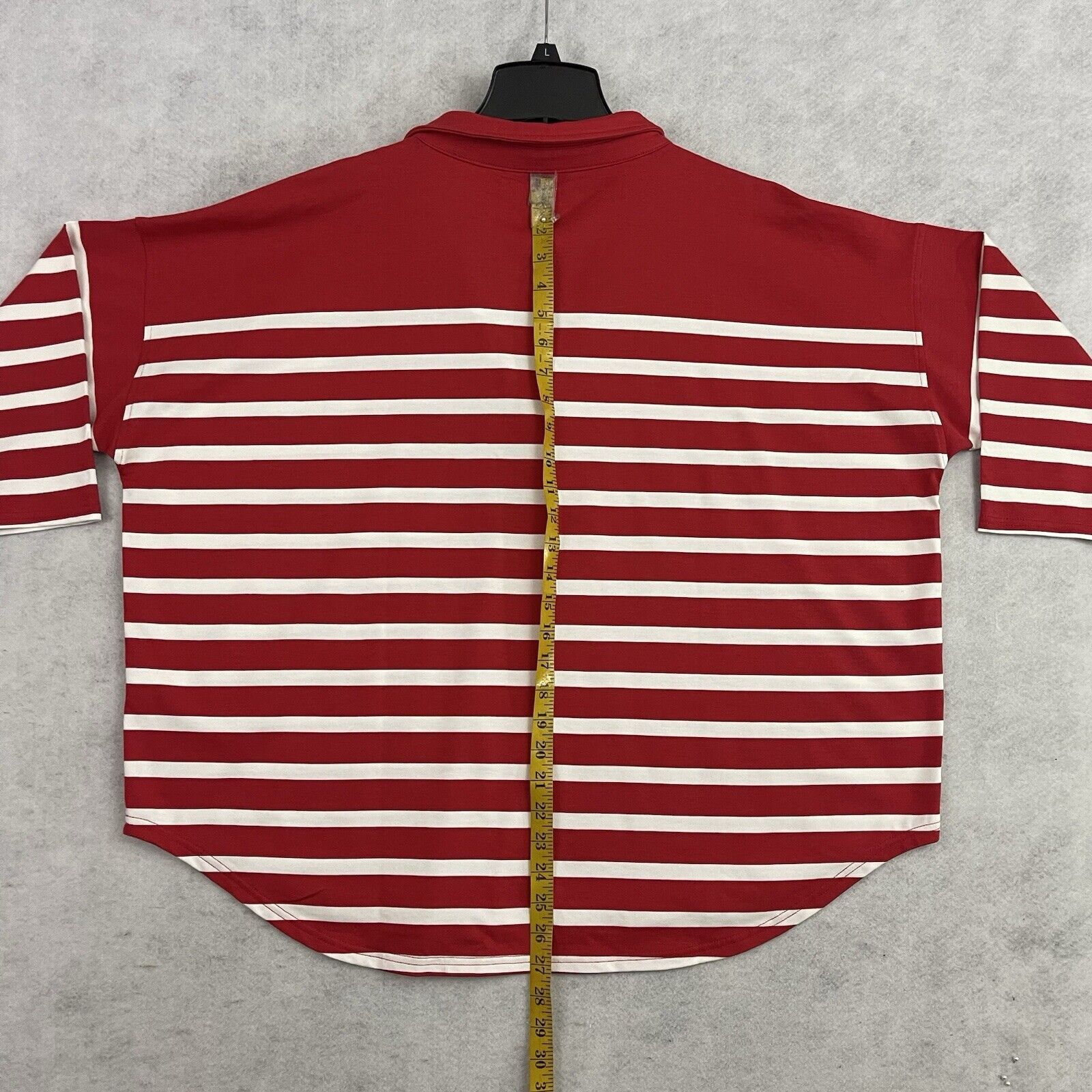 Vineyard Vines Vineyard Vines Shirt Womens XL Red Striped Casual Knit Size XL / US 12-14 / IT 48-50 - 5 Thumbnail