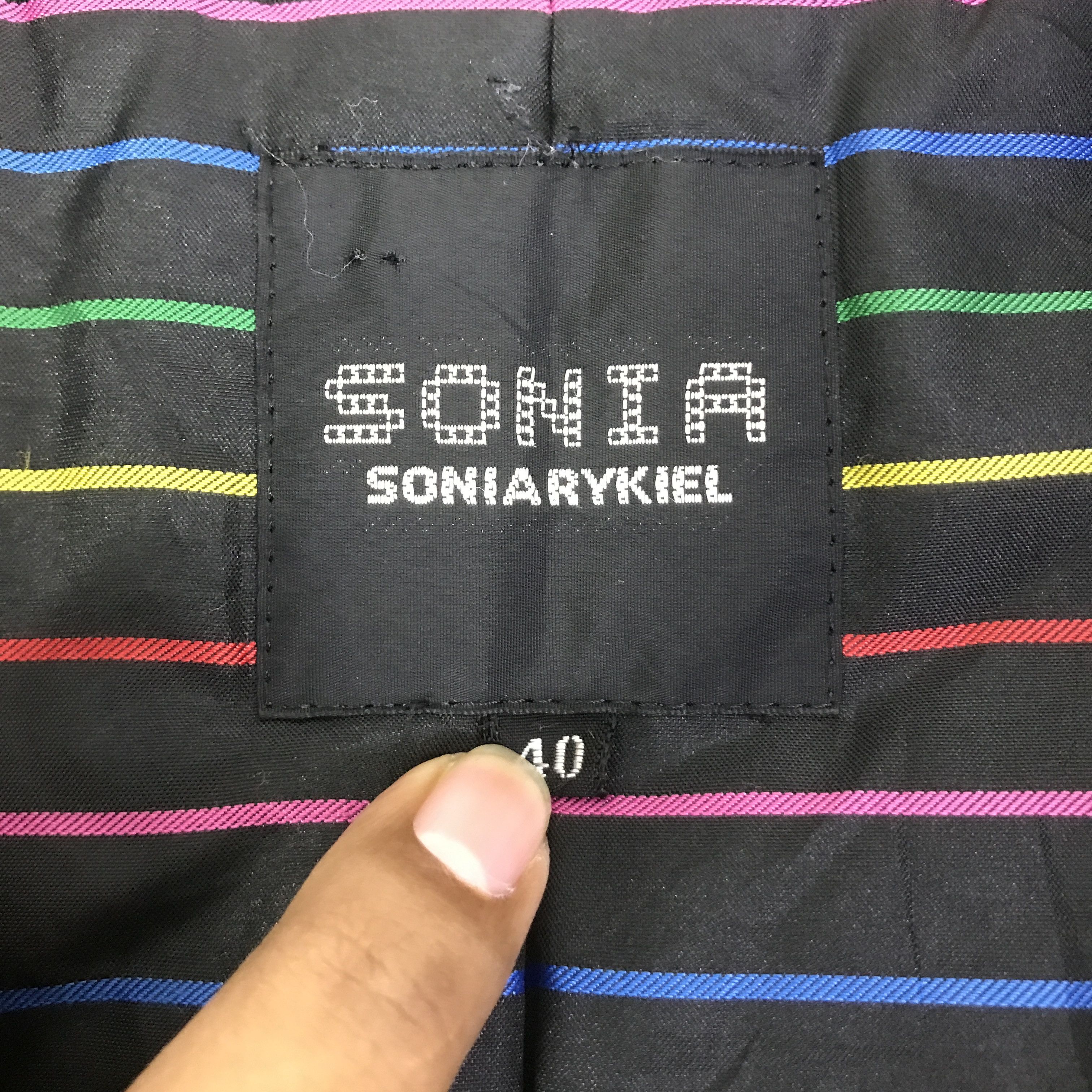 Sonia Rykiel SONIA RYKIEL SNAP BUTTON JACKET K124B12 Size S / US 4 / IT 40 - 9 Thumbnail