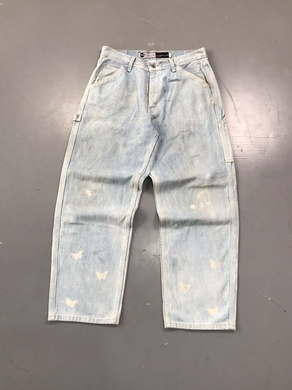 Levi's × Vintage Vintage Levi’s silver tab Sun fade carpenter denim Size US 34 / EU 50 - 1 Thumbnail
