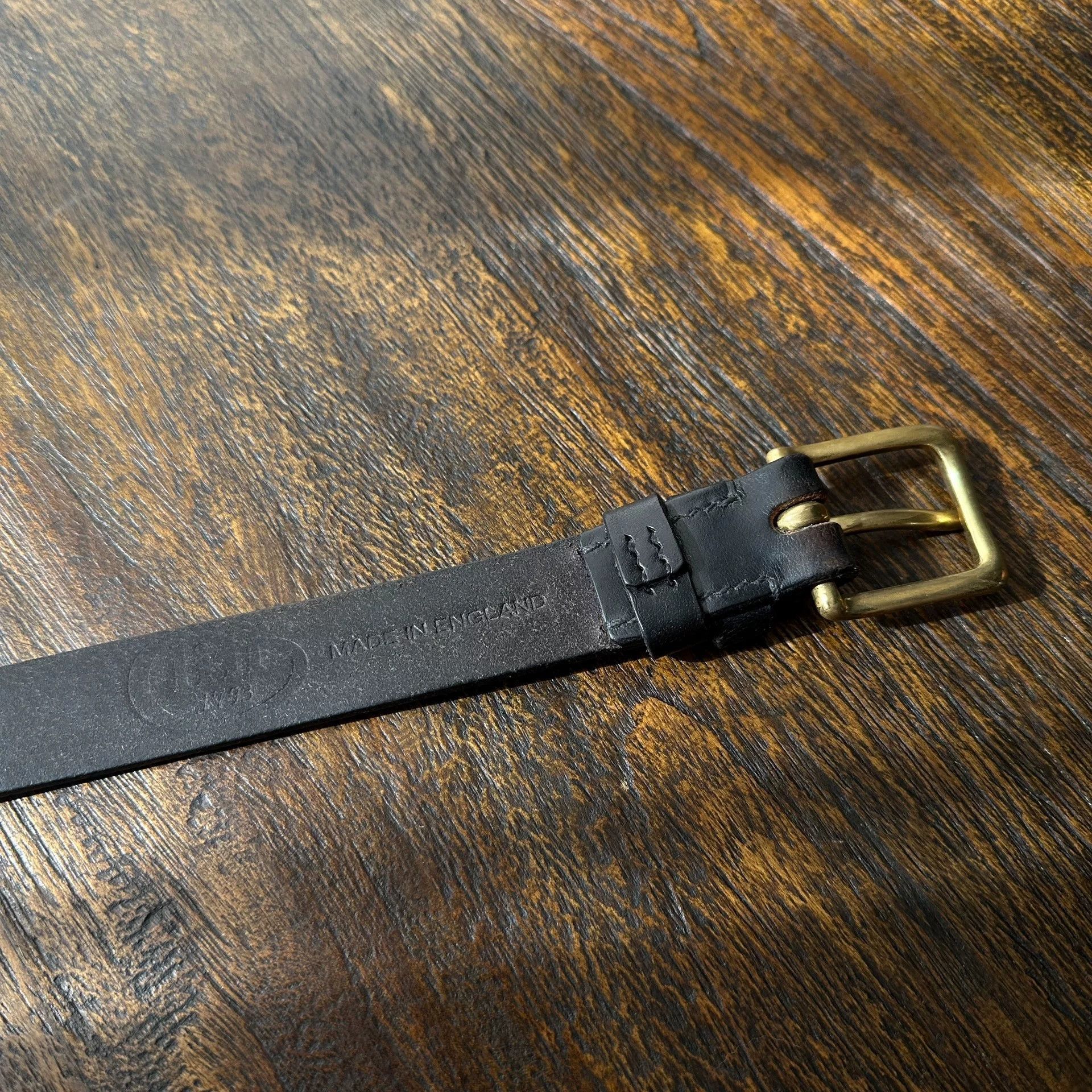 J.FitzPatrick Jabez Cliff Size 32 Leather Belt Size 32 - 8 Thumbnail