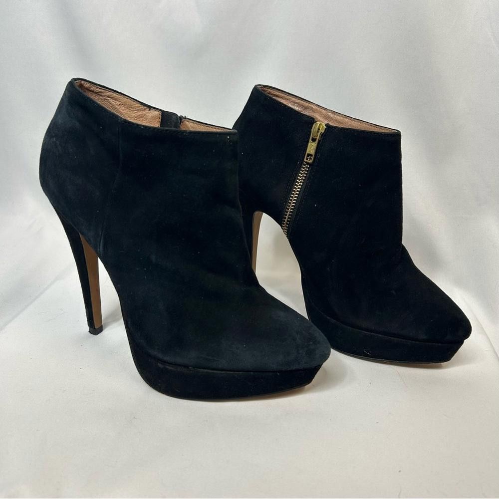 Aldo Aldo Alhurshah Black Suede Platform Booties, 8.5 Size US 8.5 / IT 38.5 - 1 Thumbnail