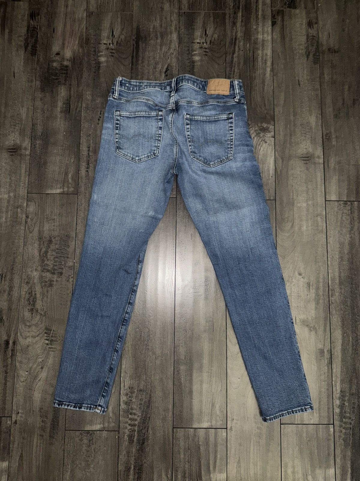 American Eagle Outfitters American Eagle Slim Fit Airflex Jeans 30”x 30” Size US 30 / EU 46 - 2 Thumbnail