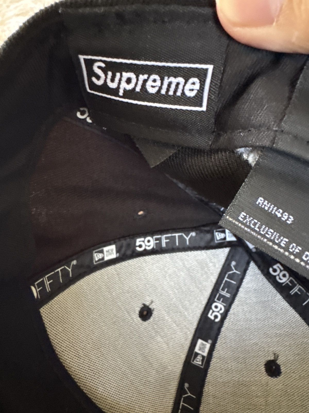 Supreme Supreme undisputed box logo new era fitted cap 7 1/8 Size ONE SIZE - 10 Thumbnail
