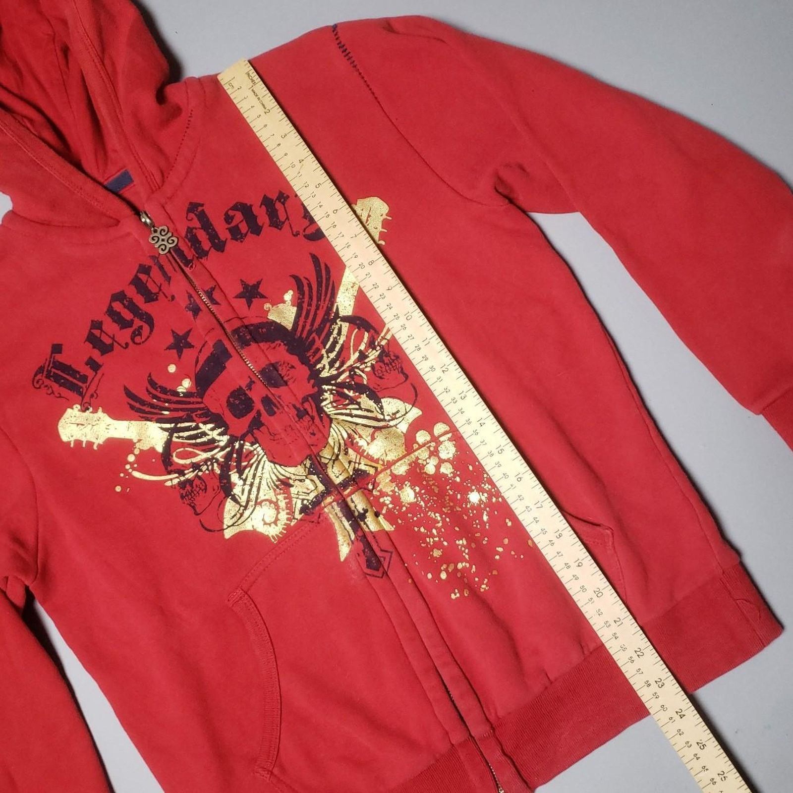 Vintage LL Cool J Legendary skull zip up hoodie Mens Large Size US L / EU 52-54 / 3 - 7 Thumbnail