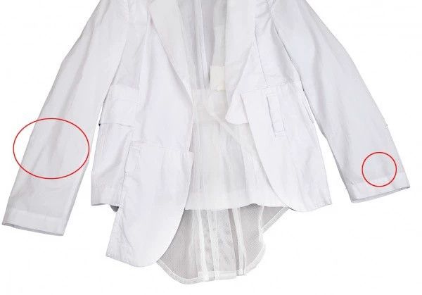 Comme des Garcons Comme des Garcons White vintage yarn design top Size M / US 6-8 / IT 42-44 - 6 Thumbnail