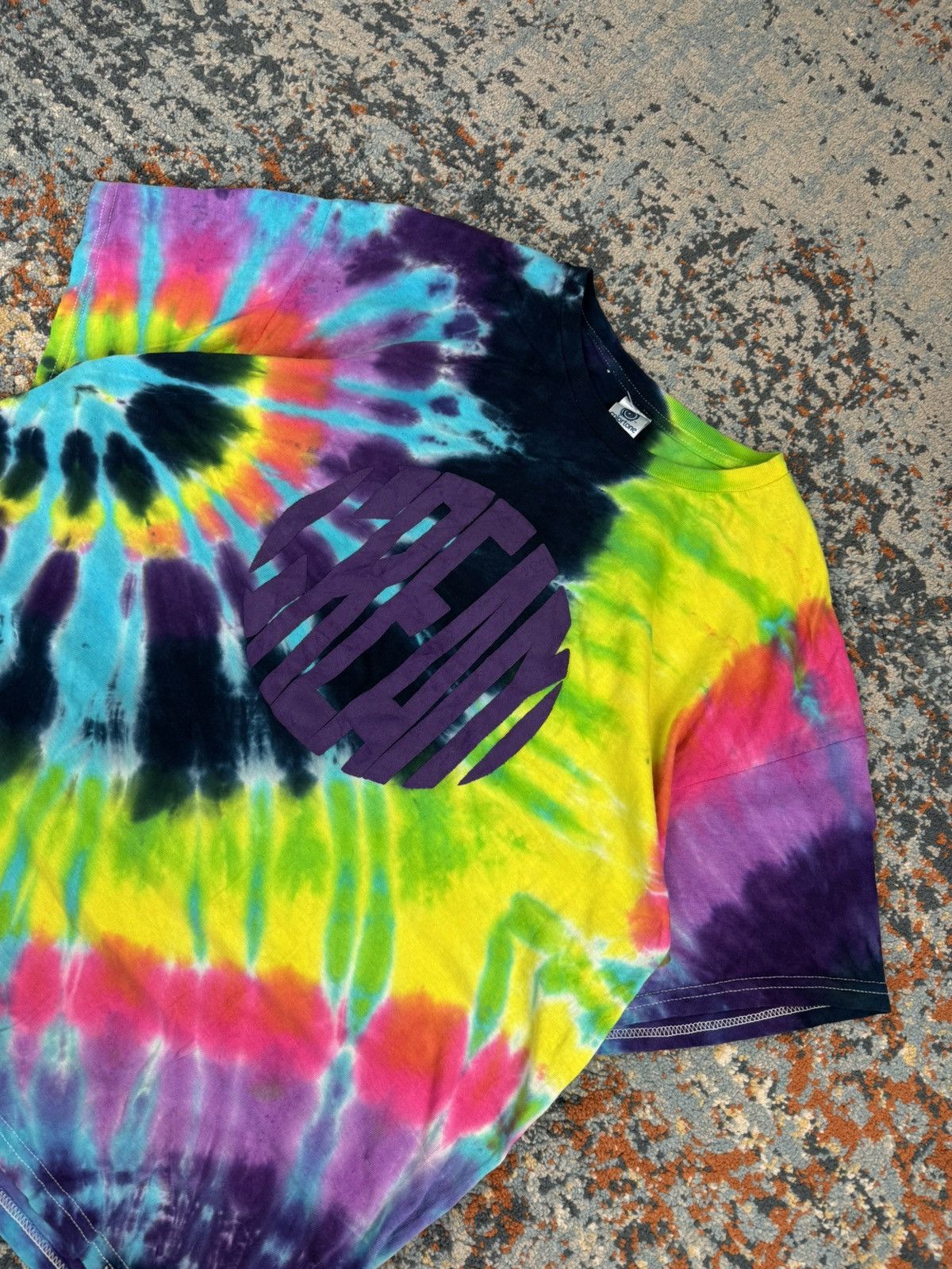 Band Tees Vintage 2000s Cream tie dye graphic band tee Size US XL / EU 56 / 4 - 4 Thumbnail