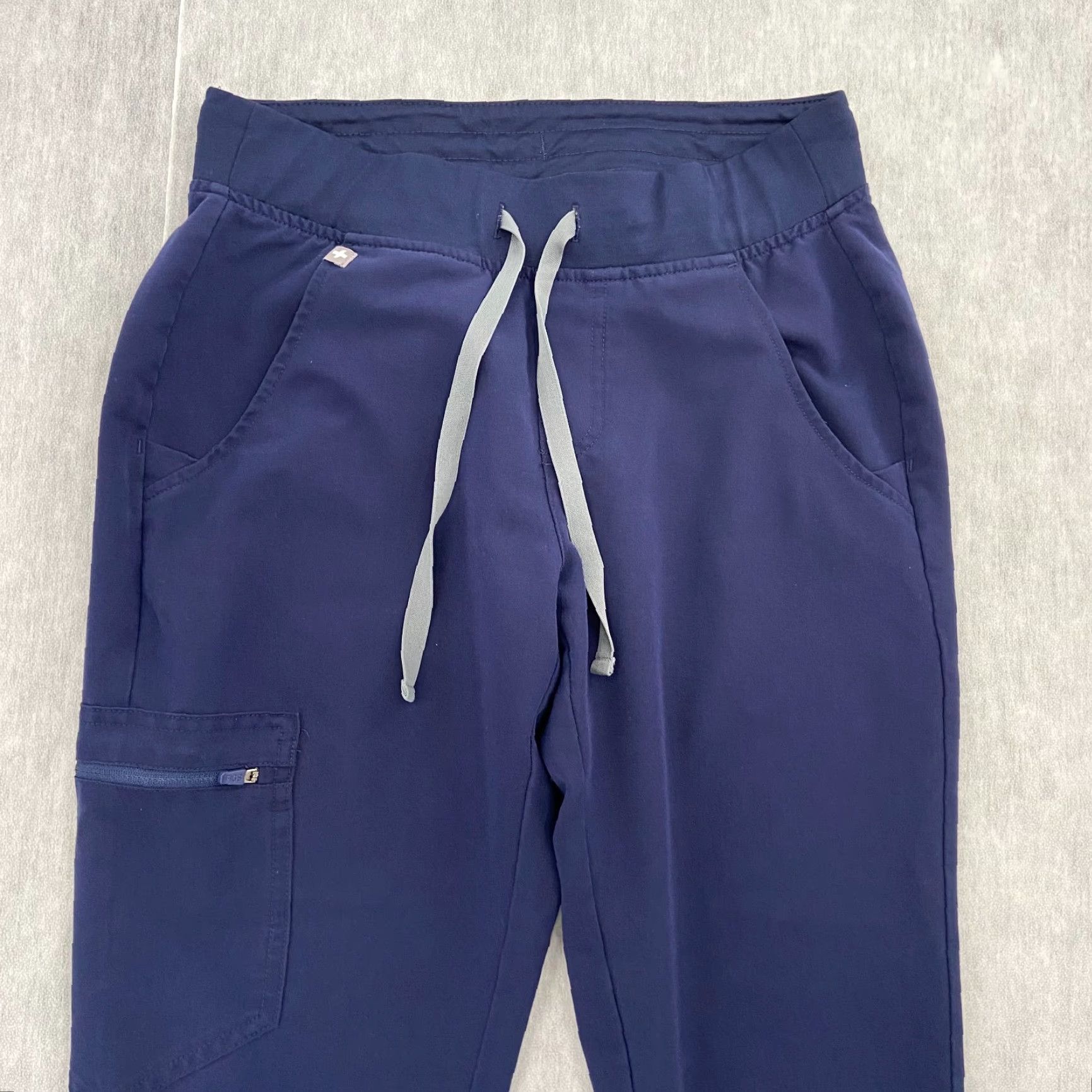 Vintage Figs Scrub Pants Womens XS Blue Zamora Joggers Technical Collection Ladies Size 26" / US 2 / IT 38 - 3 Thumbnail
