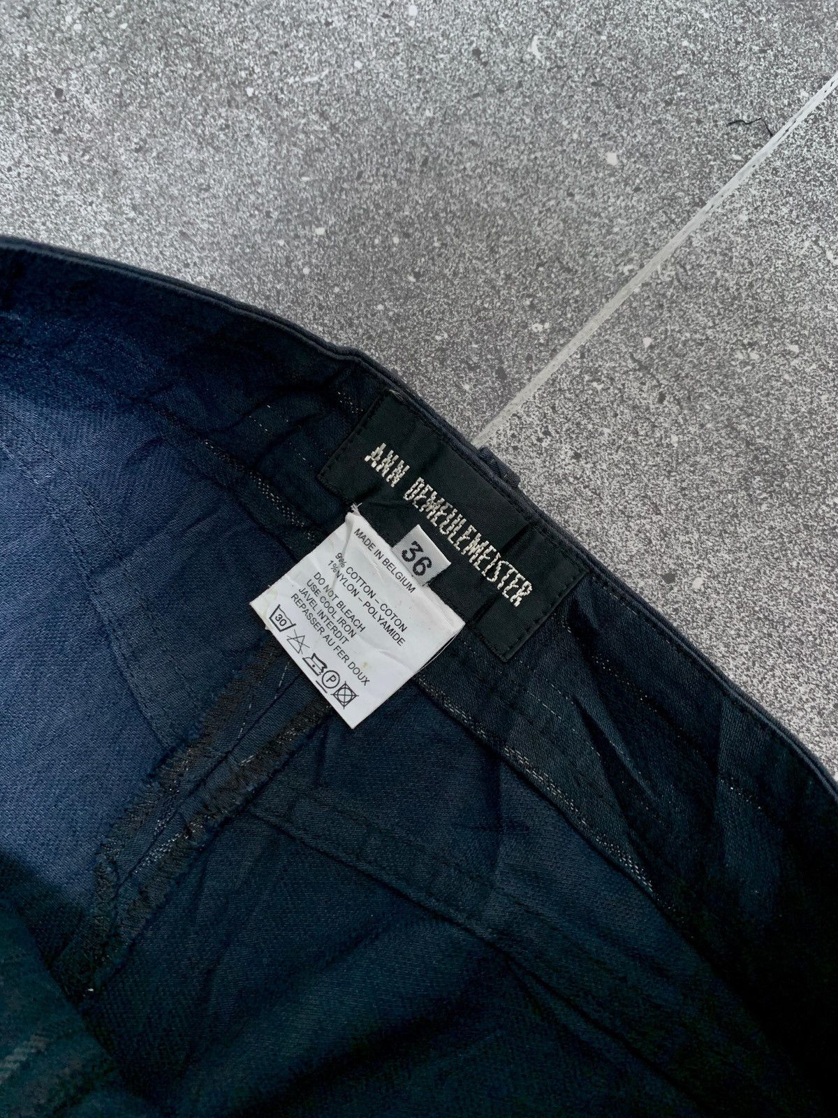 Ann Demeulemeester FREE TAX! Glitter Flared Trousers Size 27" / US 4 / IT 40 - 7 Thumbnail