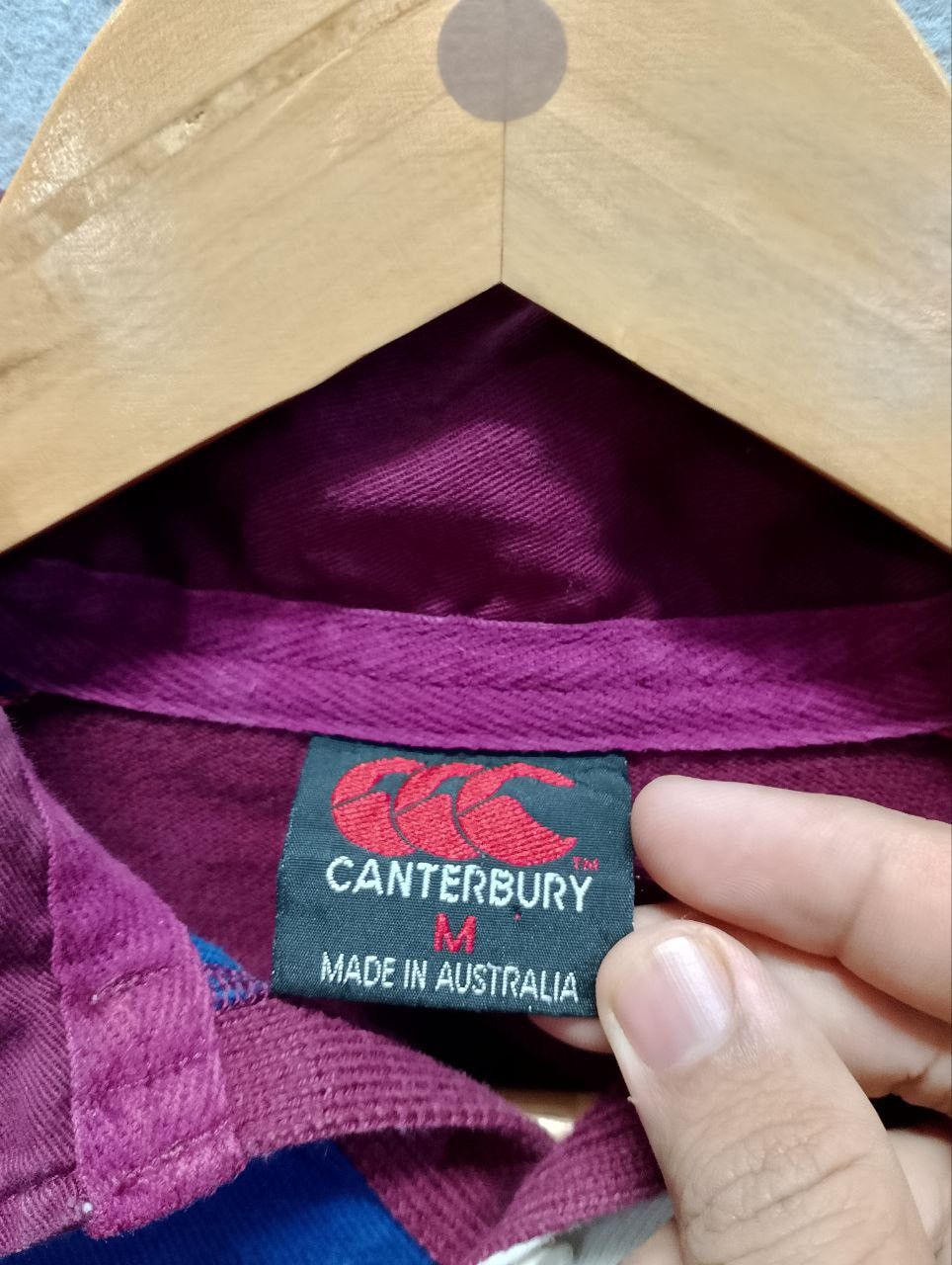 Canterbury of New Zealand Vintage 90s Canterbury Rugby Jersey Made in Australia Size US M / EU 48-50 / 2 - 3 Thumbnail