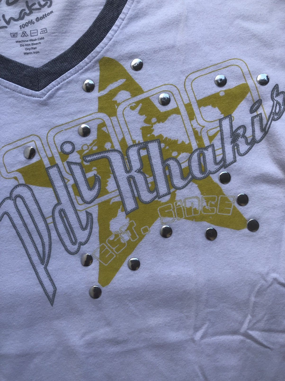 Beauty Beast Japanese Poem Studded Rock Punk Tshirt Style Size US XL / EU 56 / 4 - 5 Thumbnail