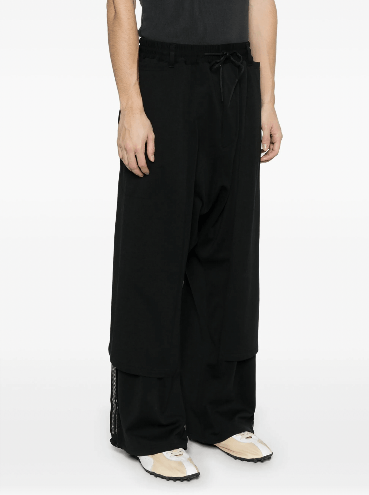 Y-3 3-Stripes open-hem track pants Size US 32 / EU 48 - 3 Thumbnail