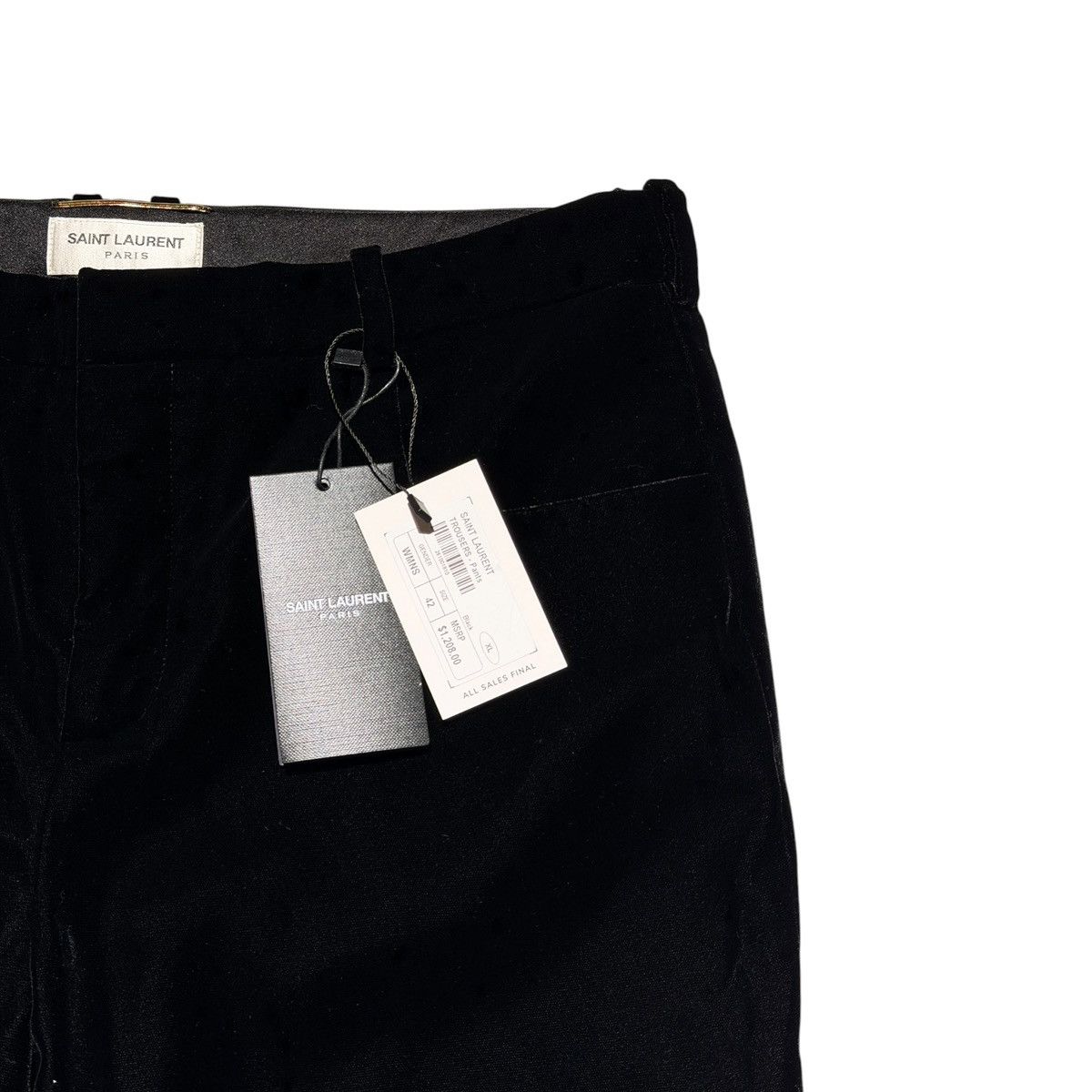 Saint Laurent Paris velvet flare trouser Size US 32 / EU 48 - 2 Thumbnail