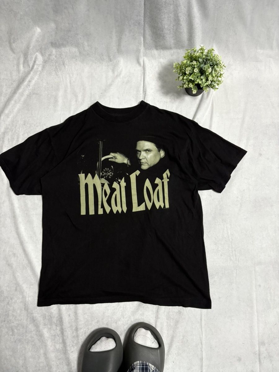 Vintage meat loaf oryginal t shirt from 1995 Size US XL / EU 56 / 4 - 1 Thumbnail