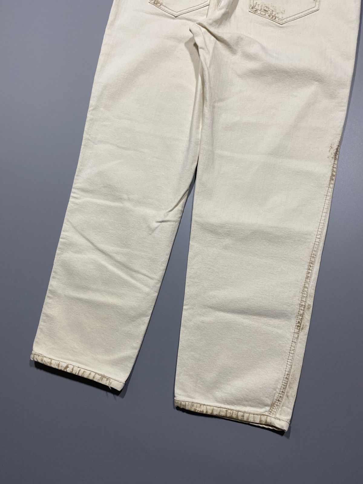 Brunello Cucinelli Dirty White Jeans Size US 32 / EU 48 - 10 Thumbnail